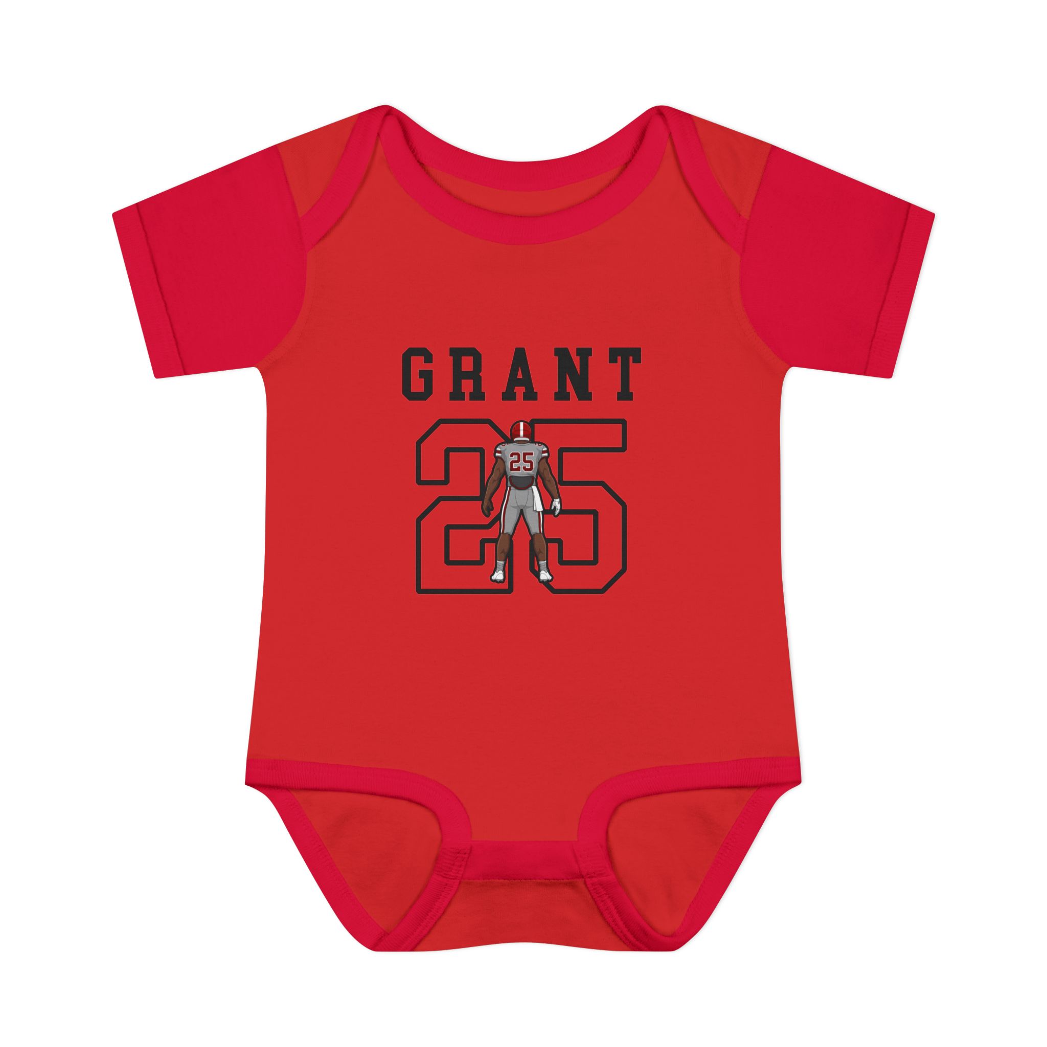 Baby Onesie — character_shirsey in Red
