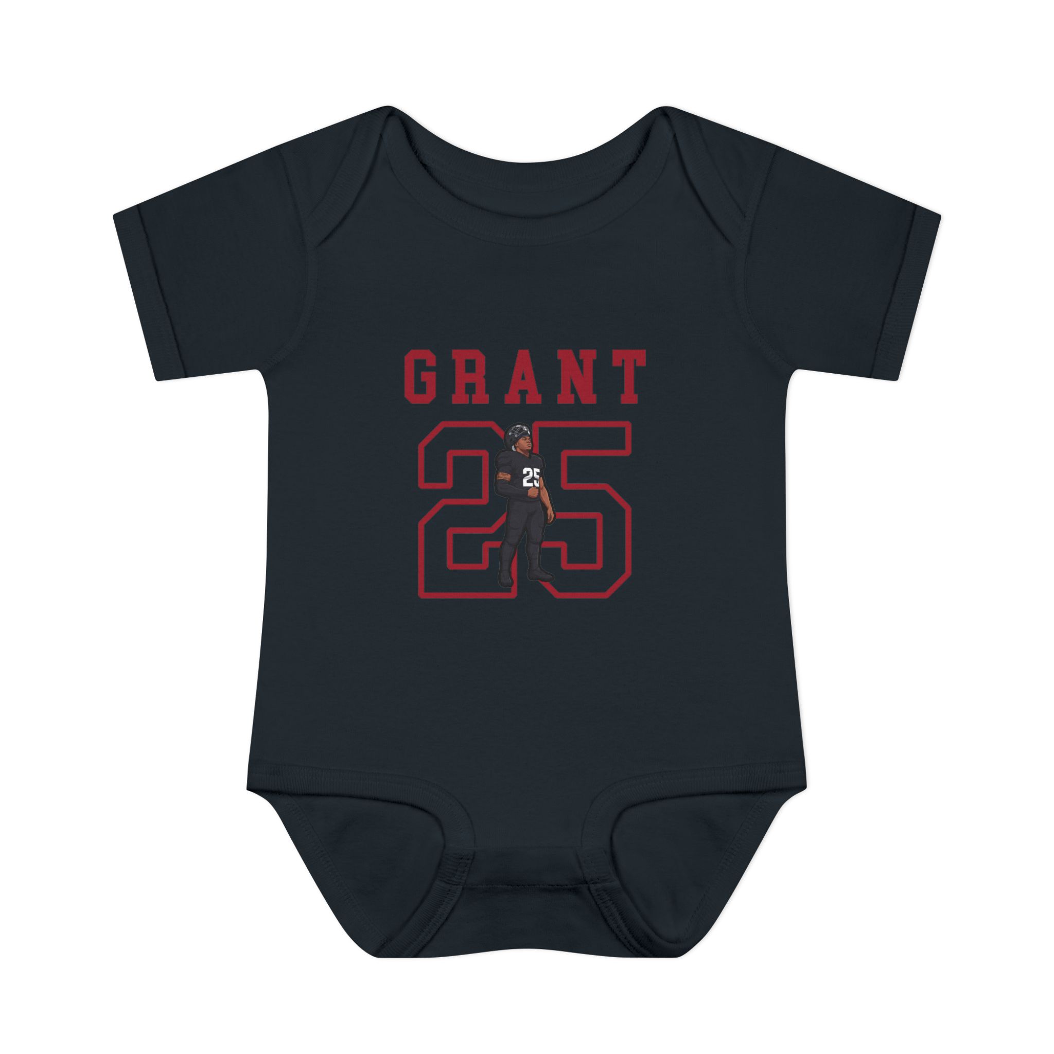 Baby Onesie — character_shirsey in Black