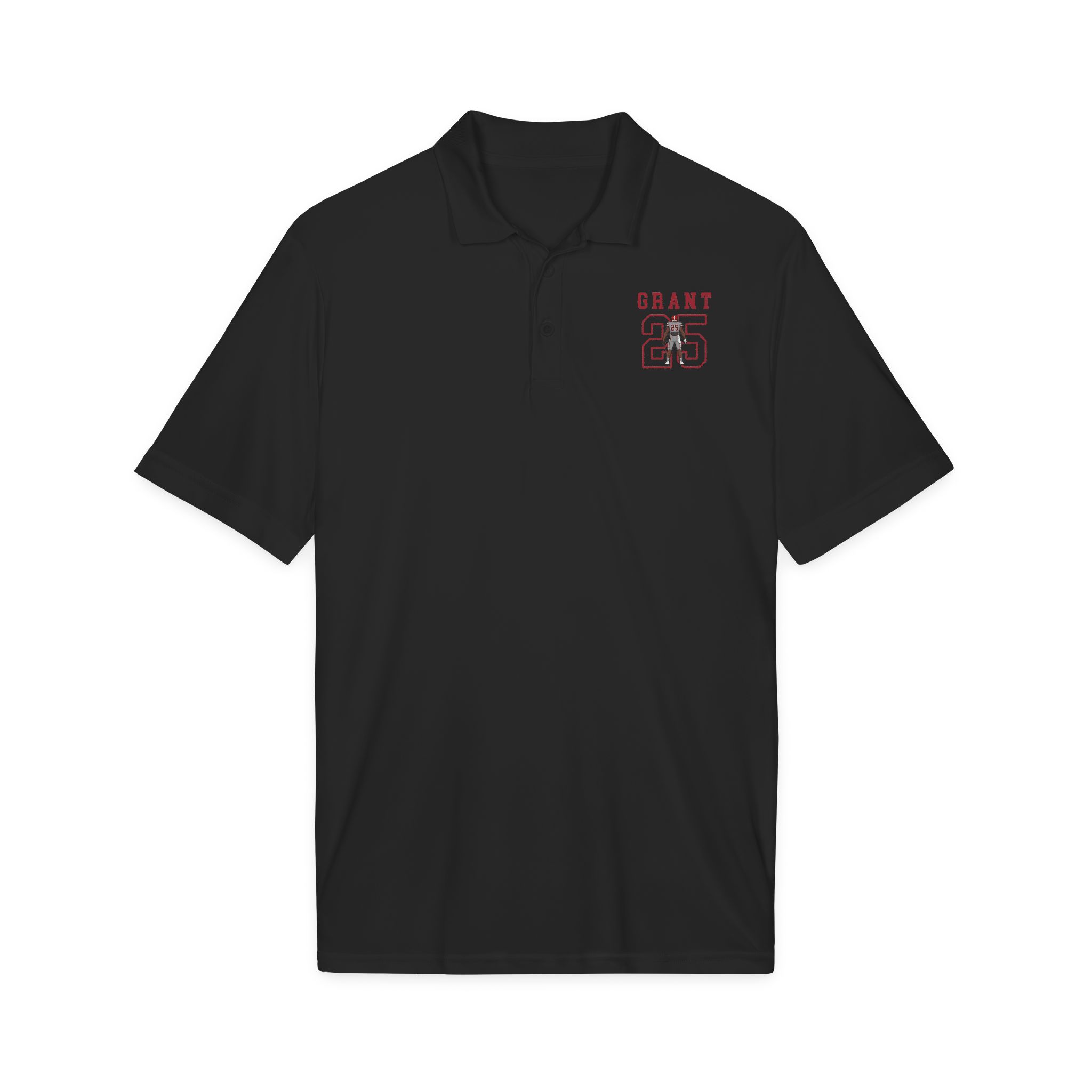 Polo — character_shirsey in Black