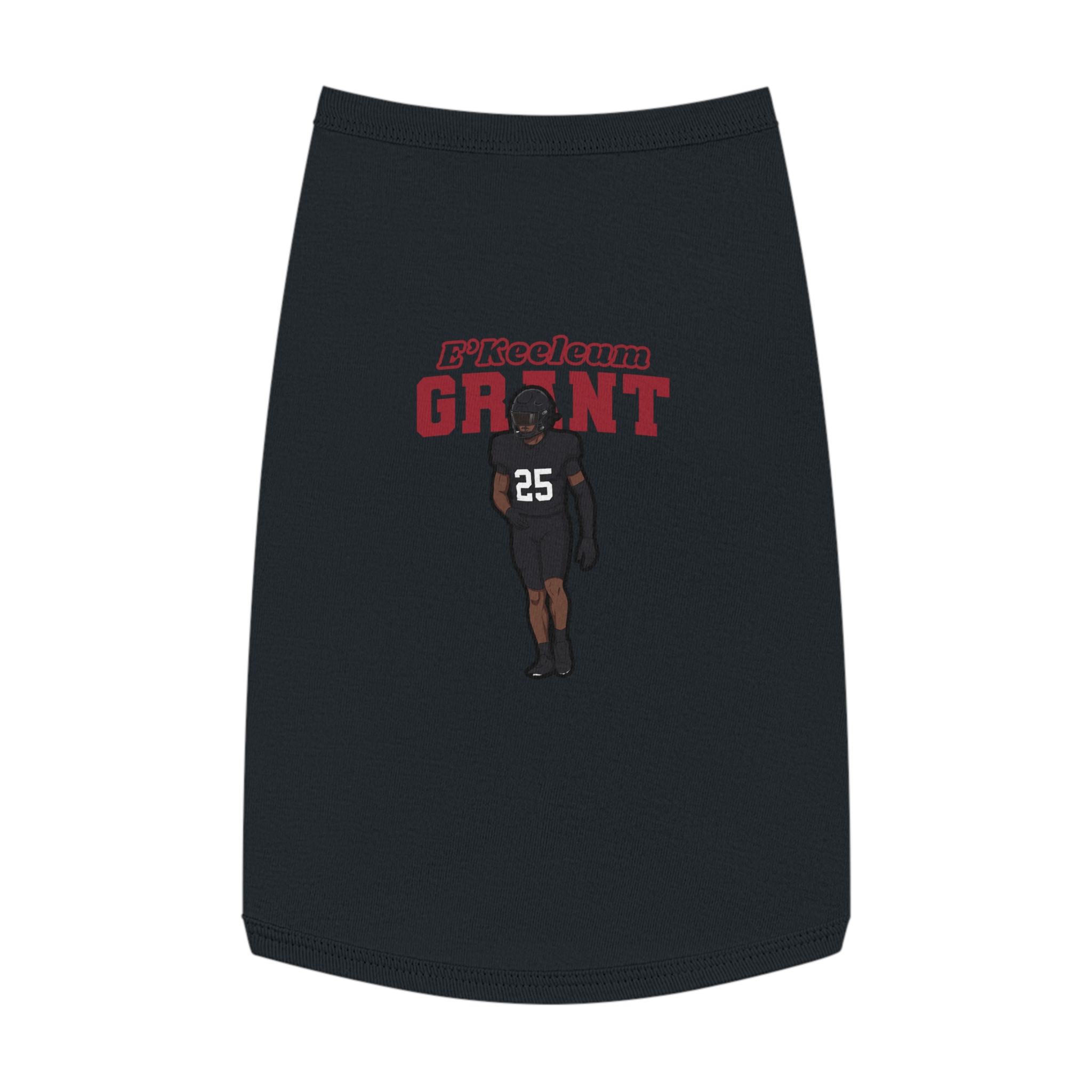 Pet Tank Top — character_name_arch in White