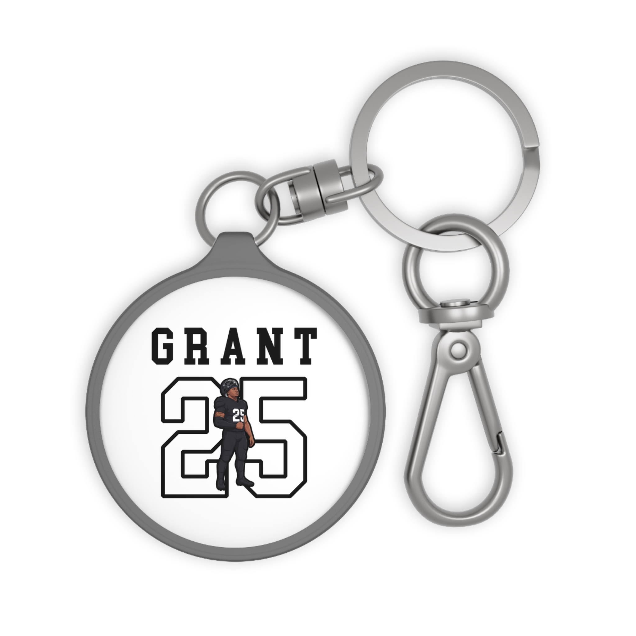 Keychain — character_shirsey in Grey