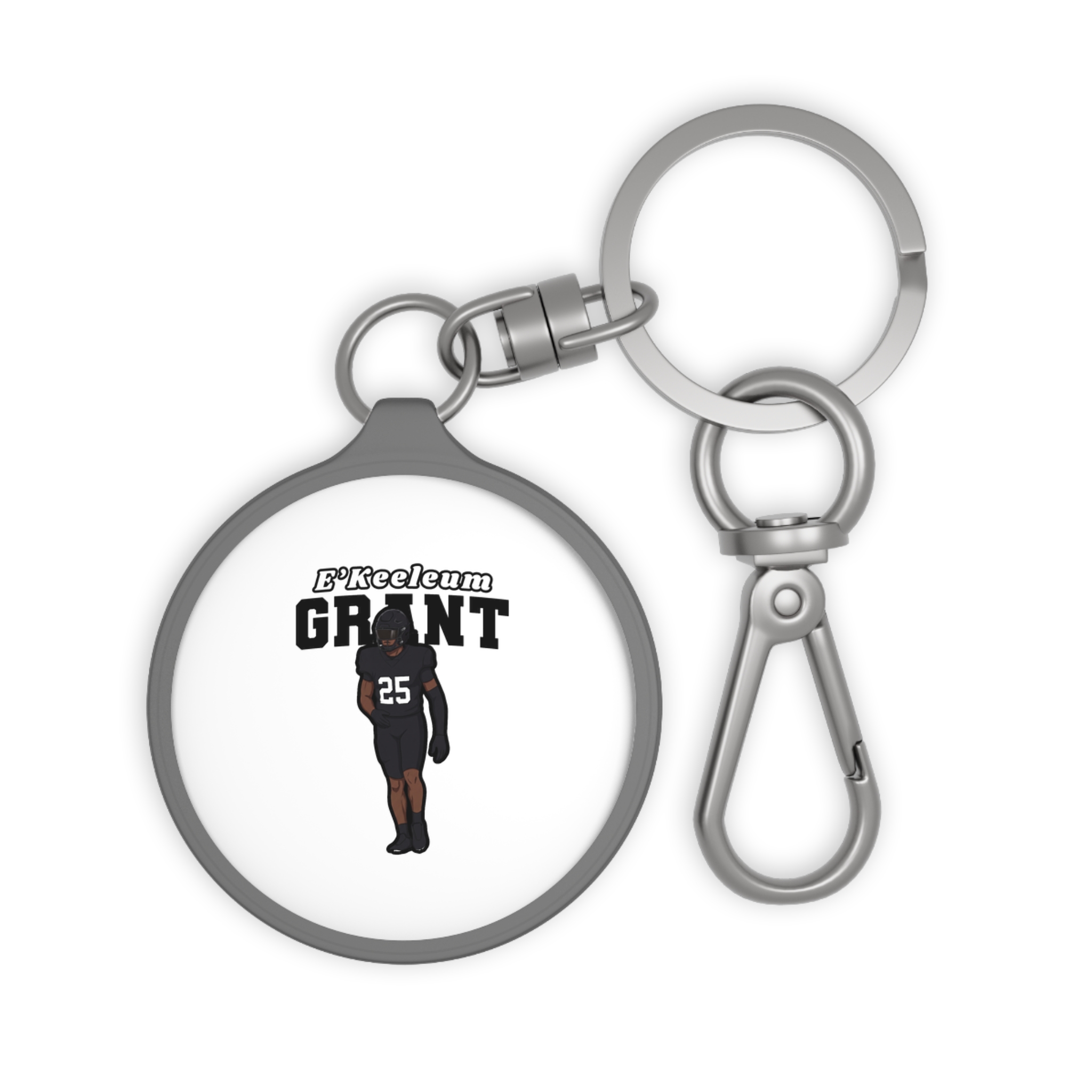 Keychain — character_name_arch in Grey