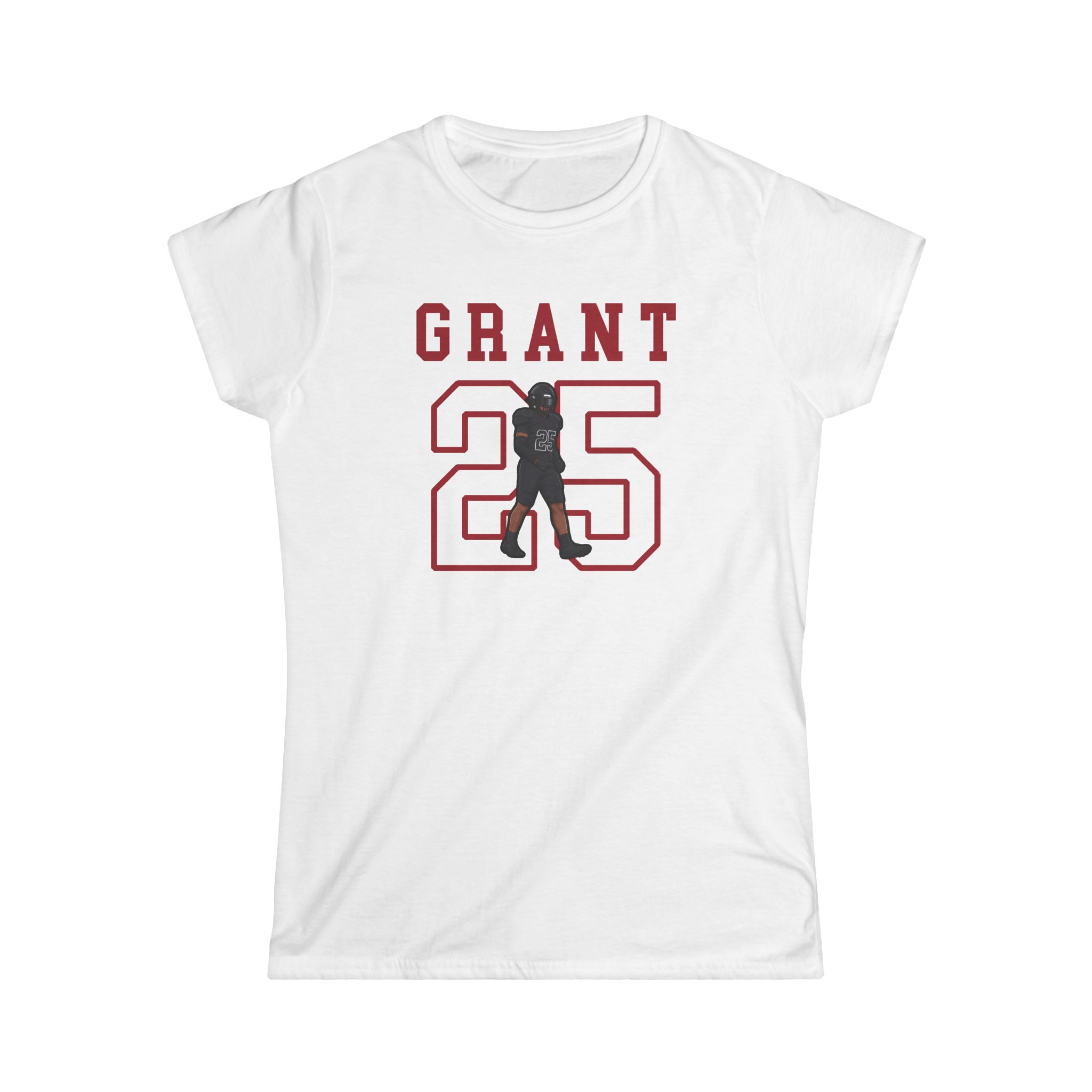 Women's Softstyle Tee — character_shirsey in White