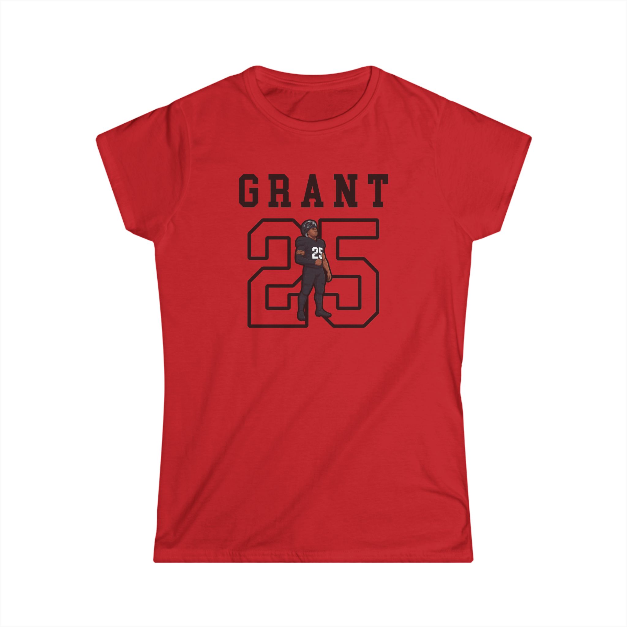 Women's Softstyle Tee — character_shirsey in Red