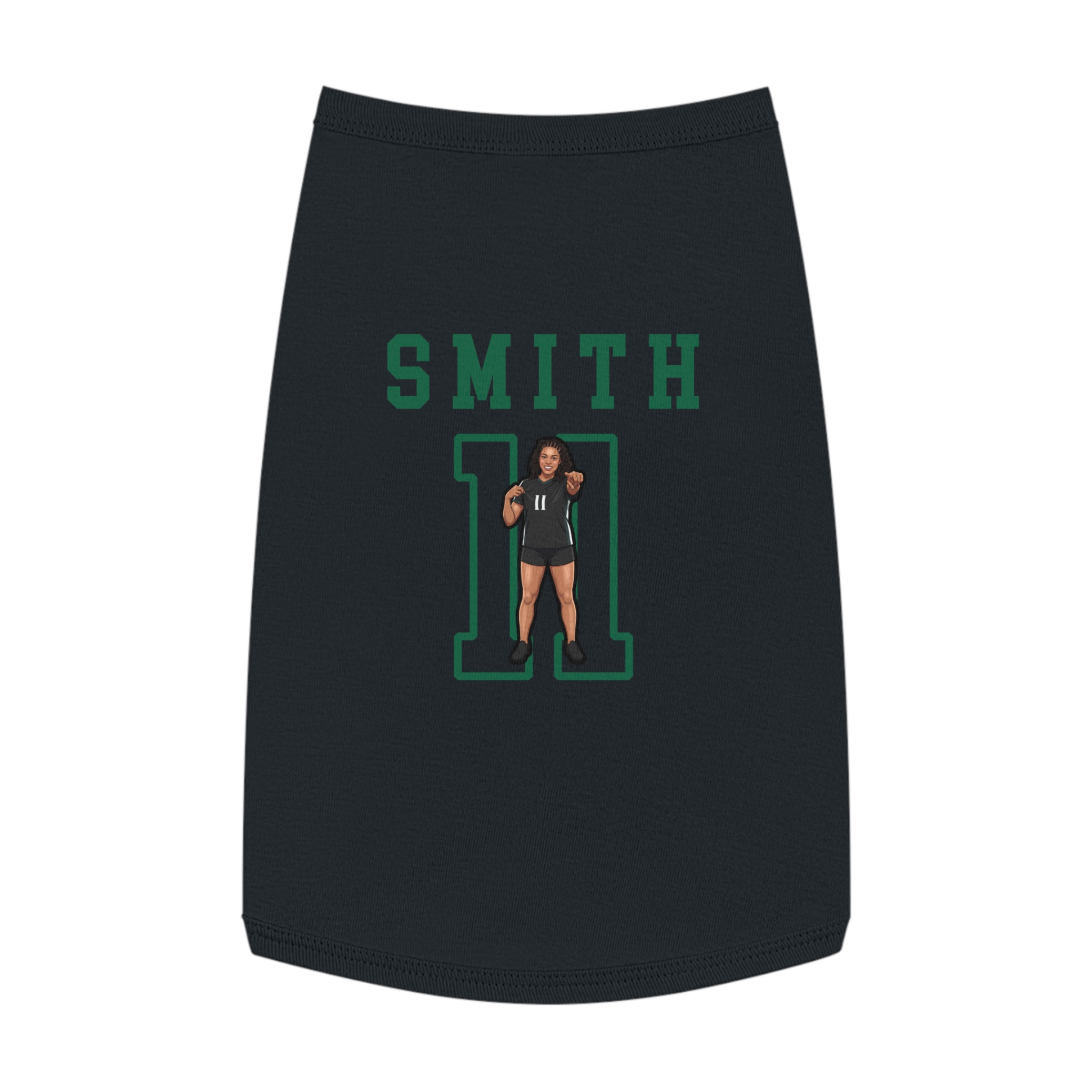 Pet Tank Top — character_shirsey in Black