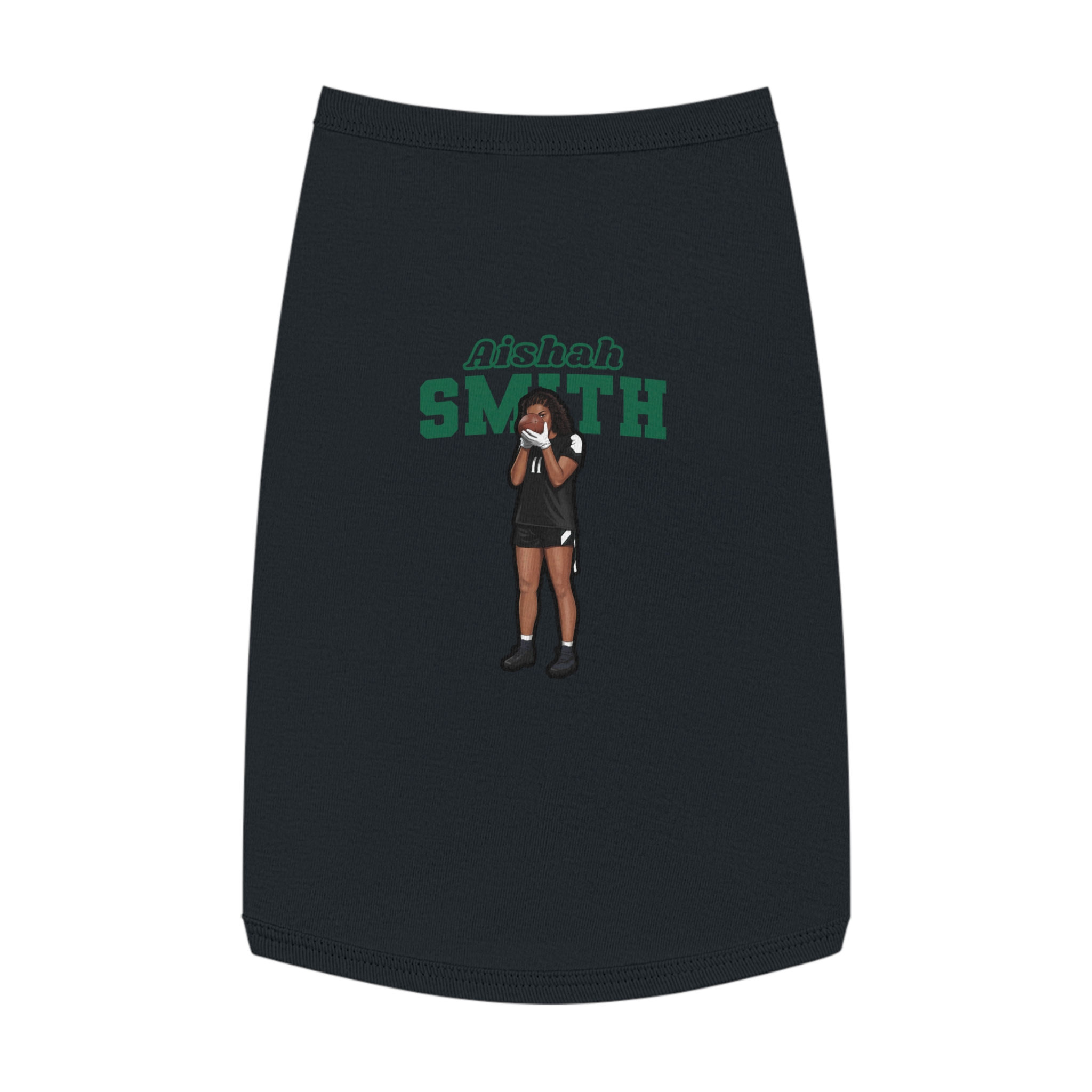 Pet Tank Top — character_name_arch in White