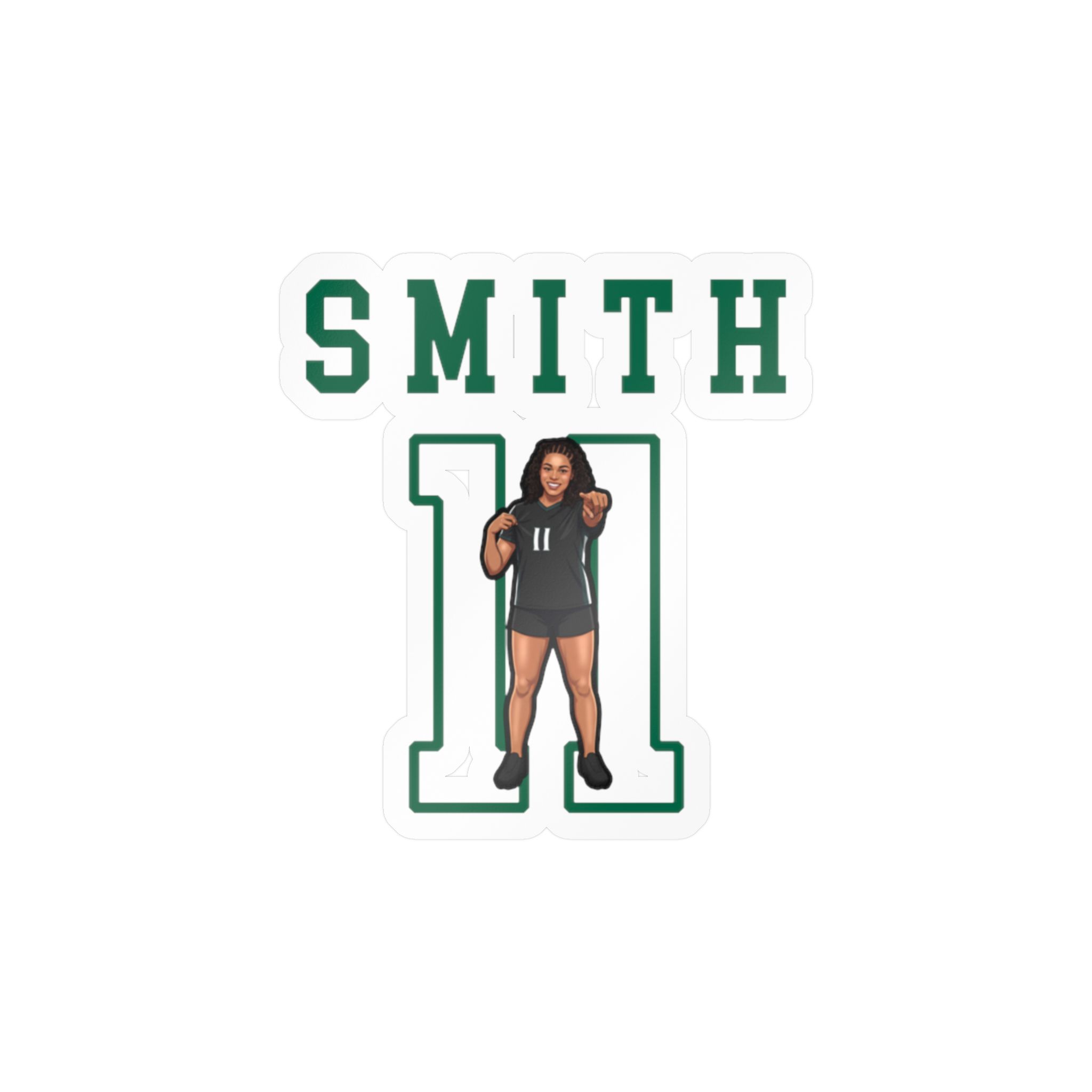 Vinyl Sticker — character_shirsey in Classic