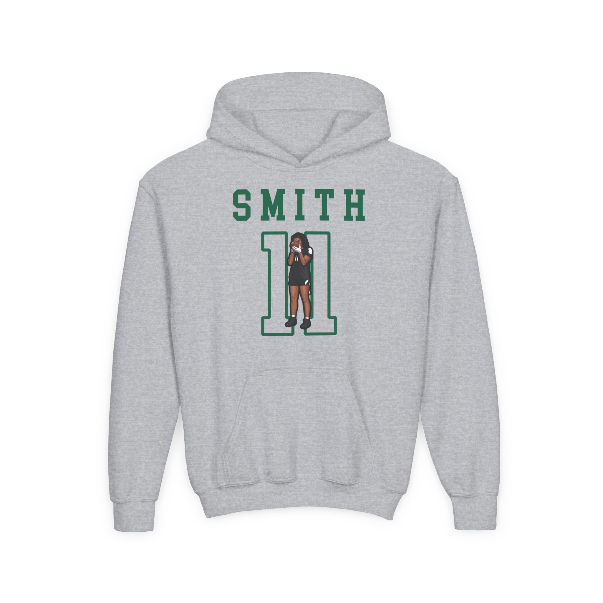 Youth Hoodie — character_shirsey in Grey