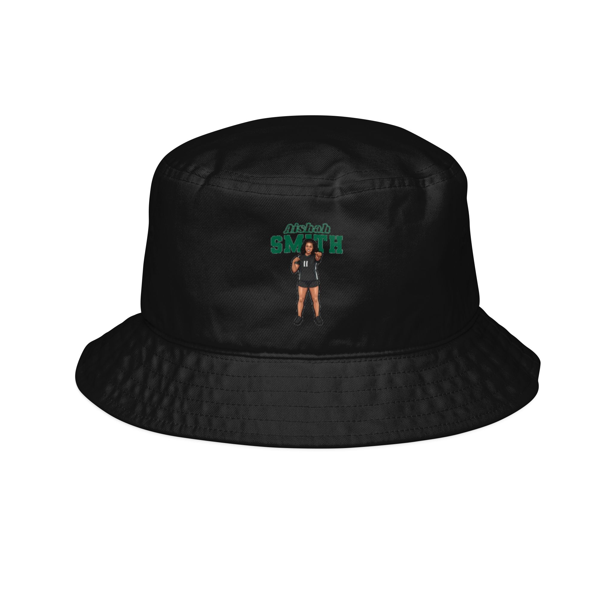 Bucket Hat — character_name_arch in Black