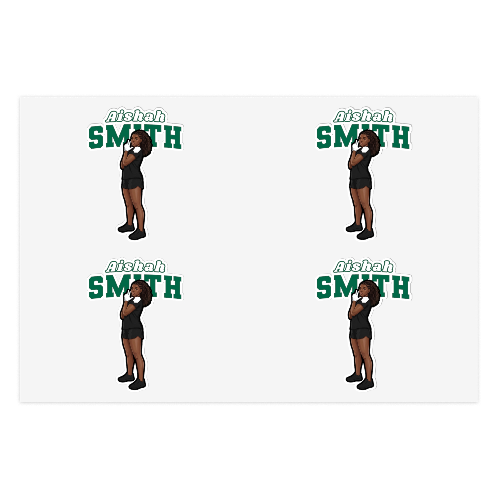Sticker Sheet — character_name_arch in Classic