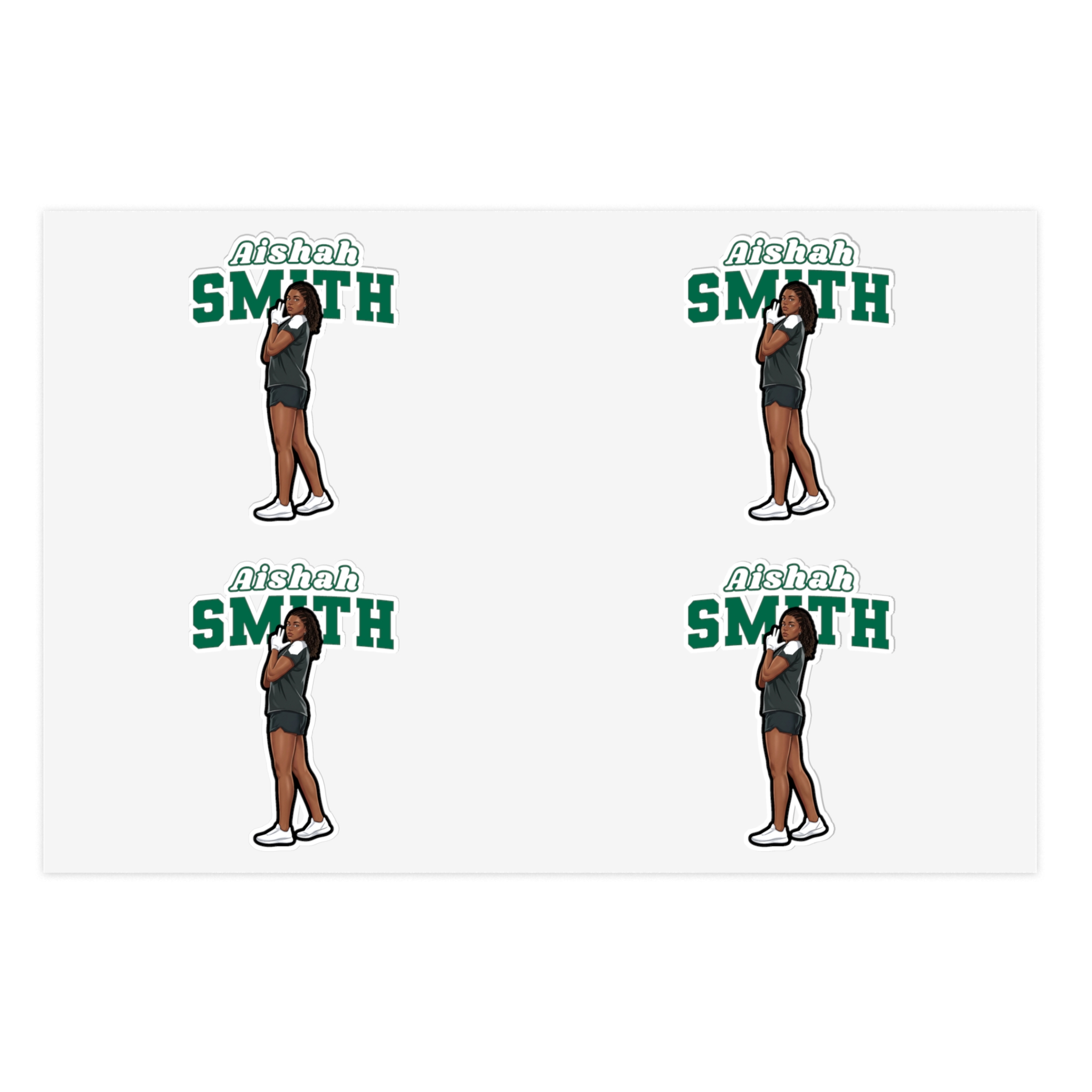 Sticker Sheet — character_name_arch in Classic