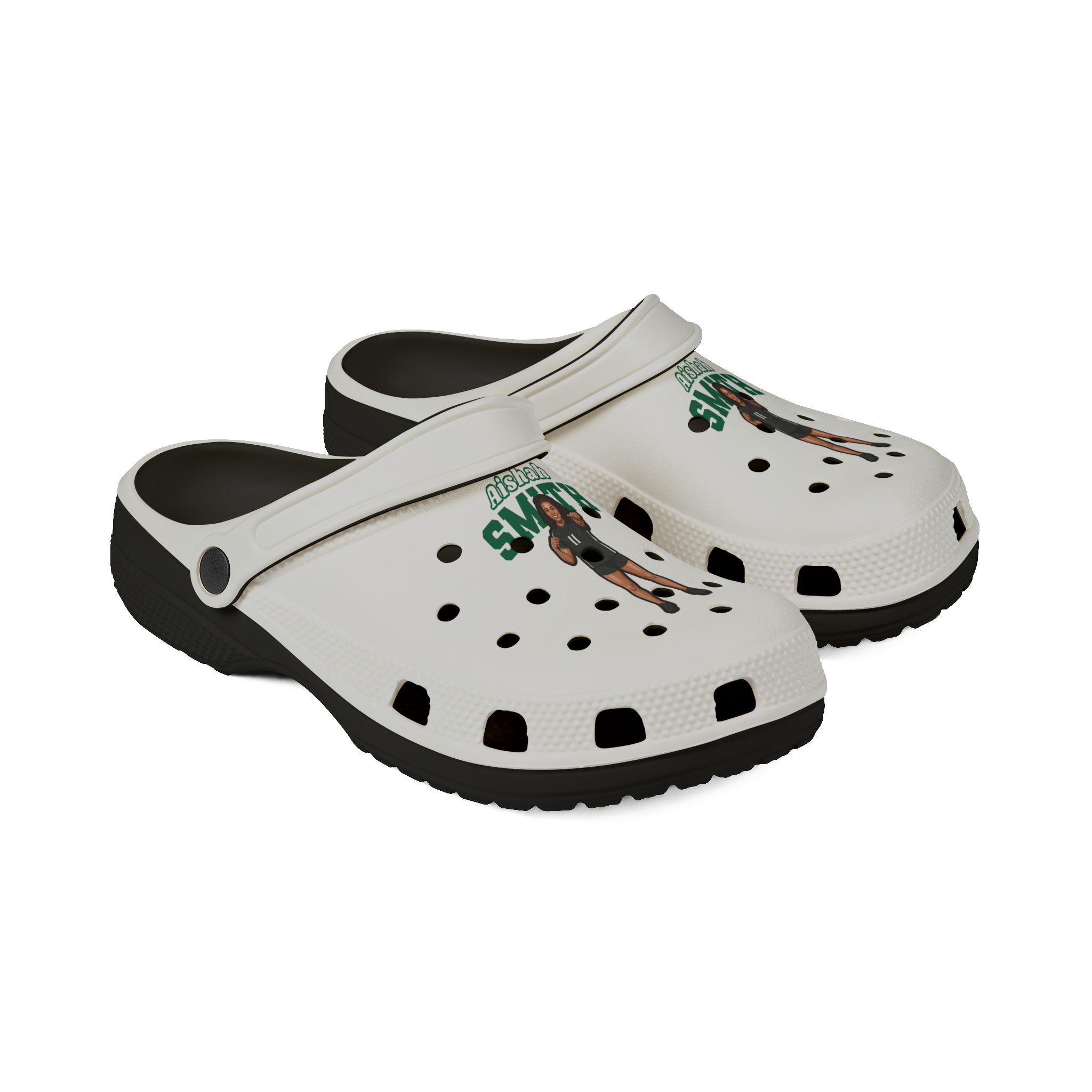 Rubber Clogs — character_name_arch in Black