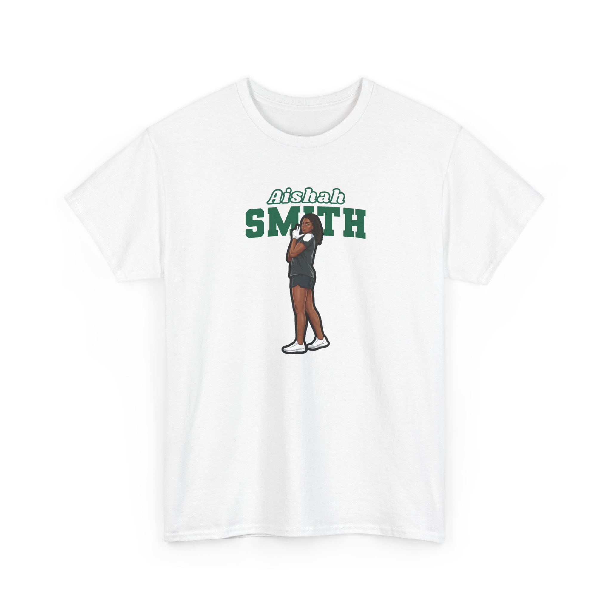 Tee — character_name_arch in White