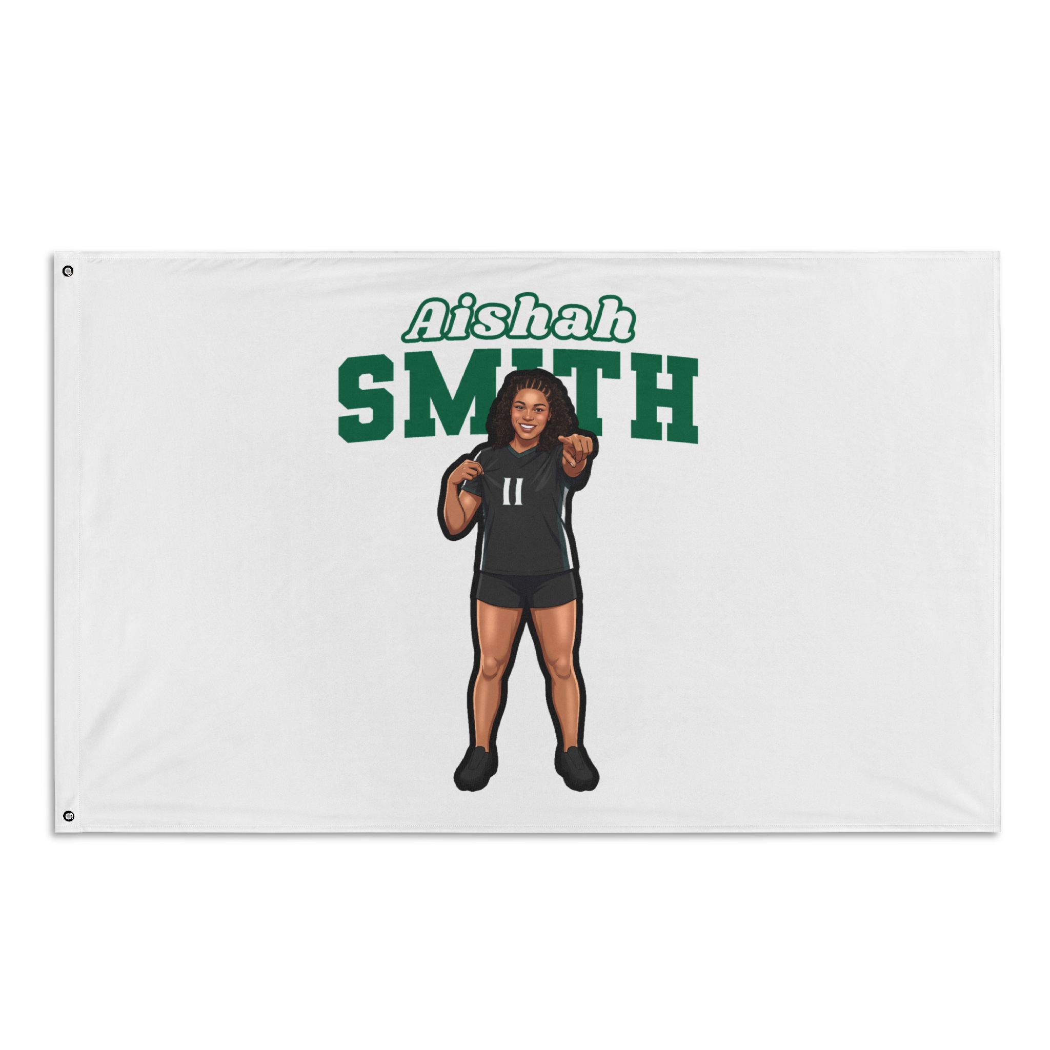Flag (35 × 56 in) — character_name_arch in Classic