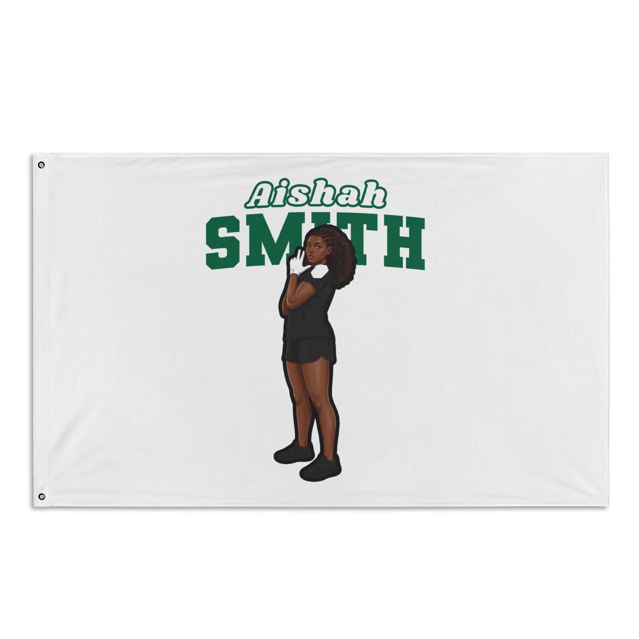 Flag (35 × 56 in) — character_name_arch in Classic