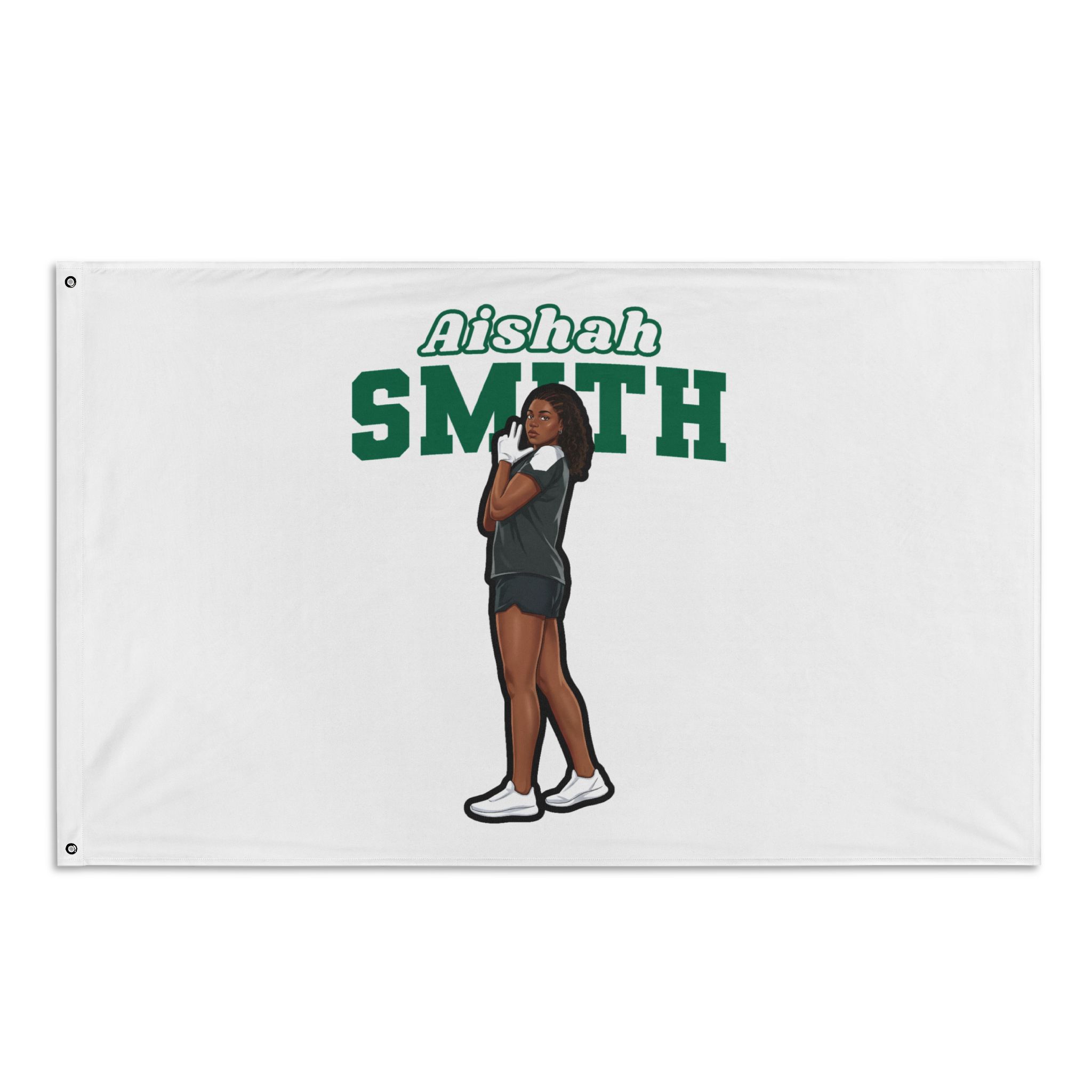 Flag (35 × 56 in) — character_name_arch in Classic
