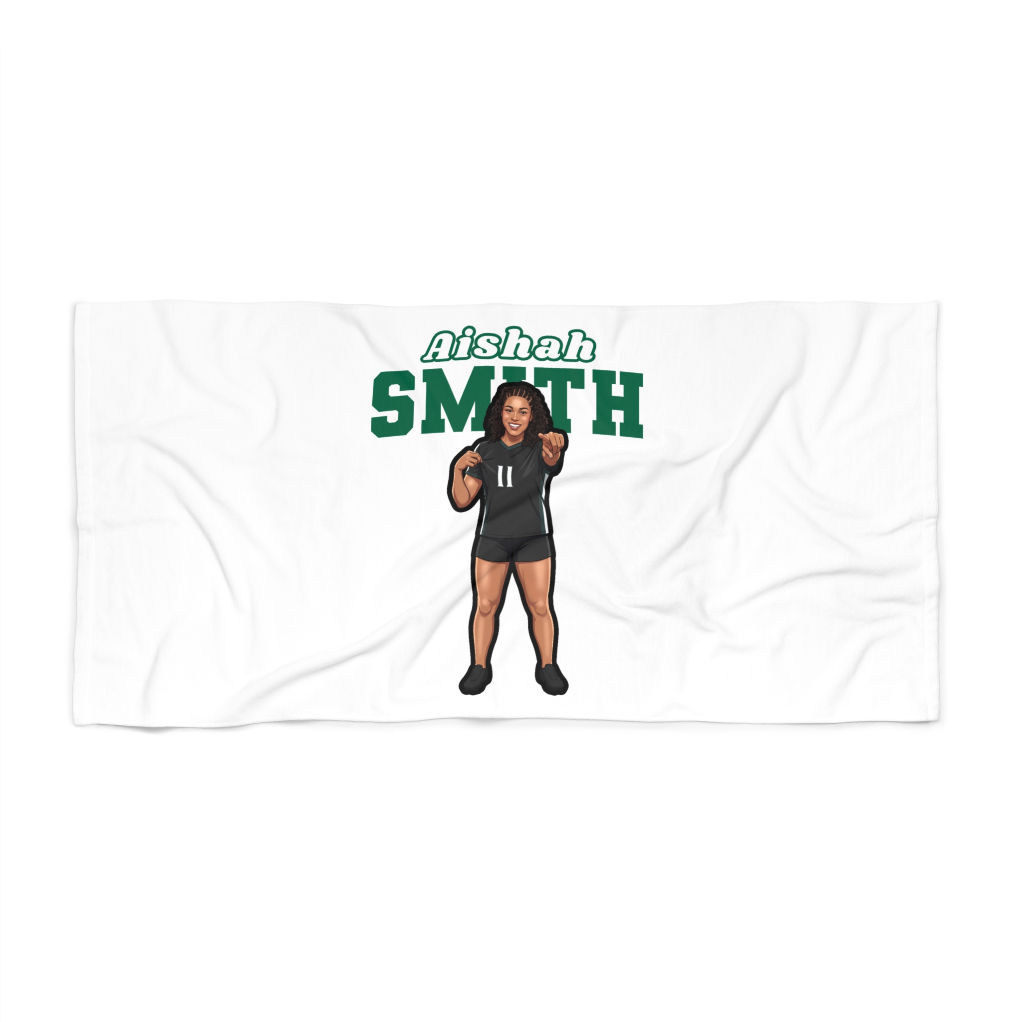 Beach Towel — character_name_arch in Classic