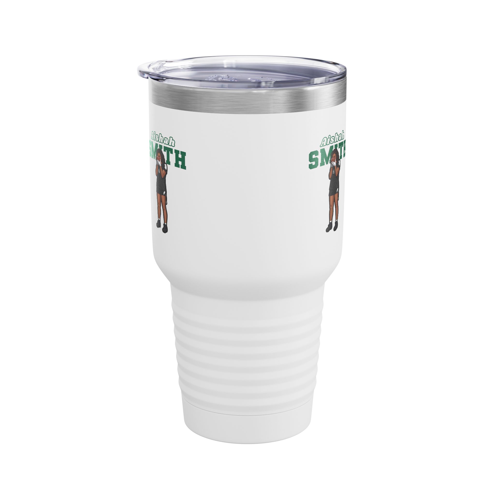 30oz Tumbler — character_name_arch in White