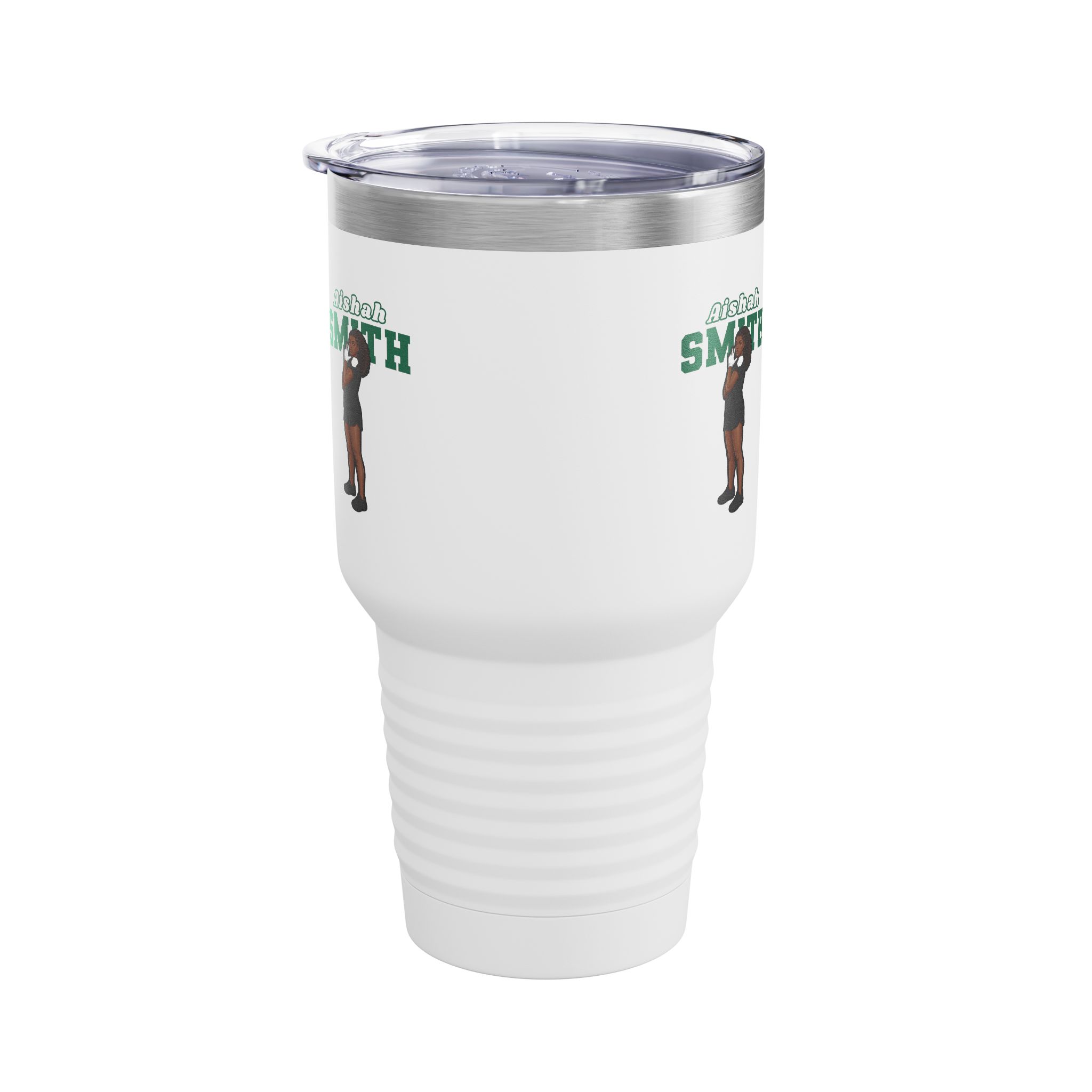 30oz Tumbler — character_name_arch in White