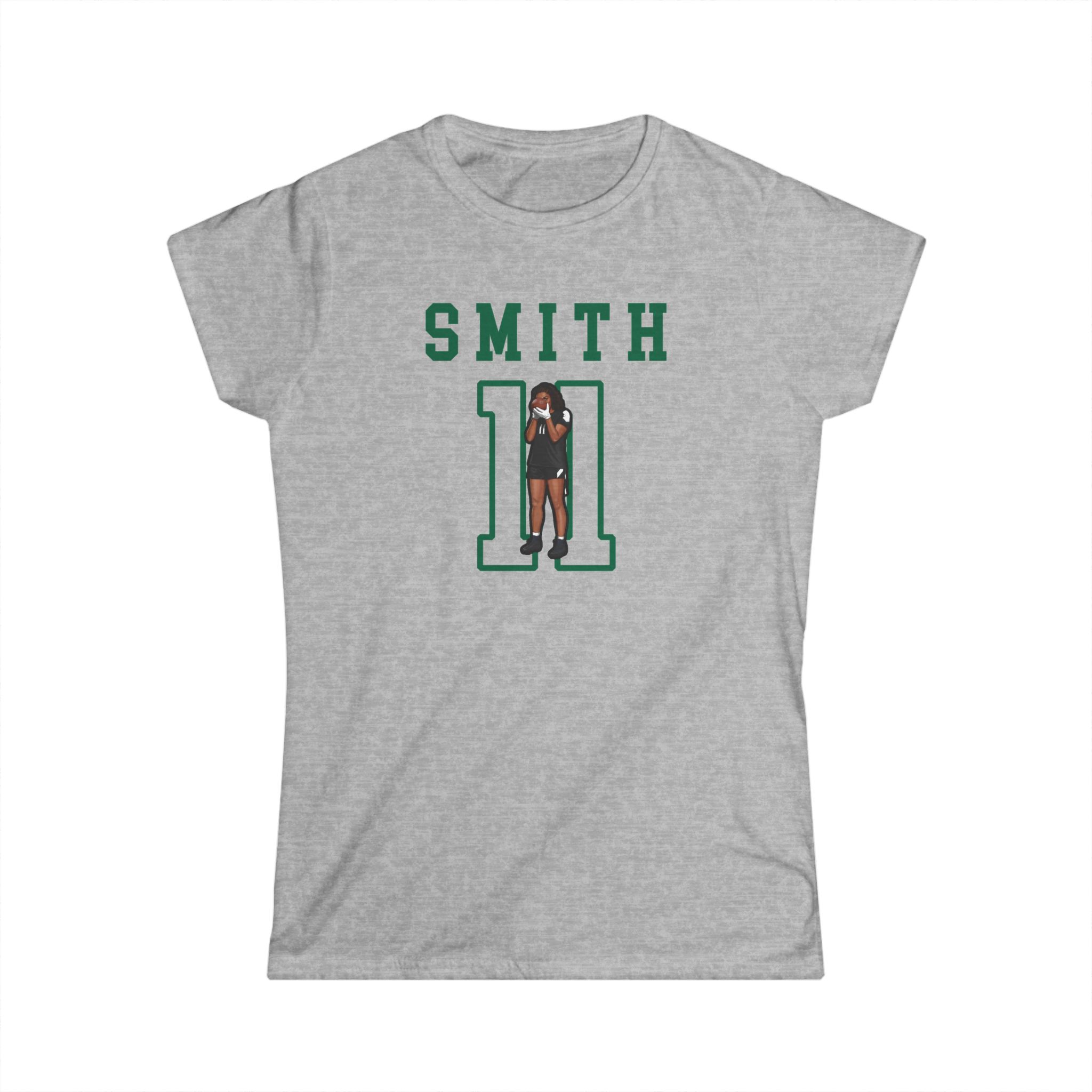 Women's Softstyle Tee — character_shirsey in Grey