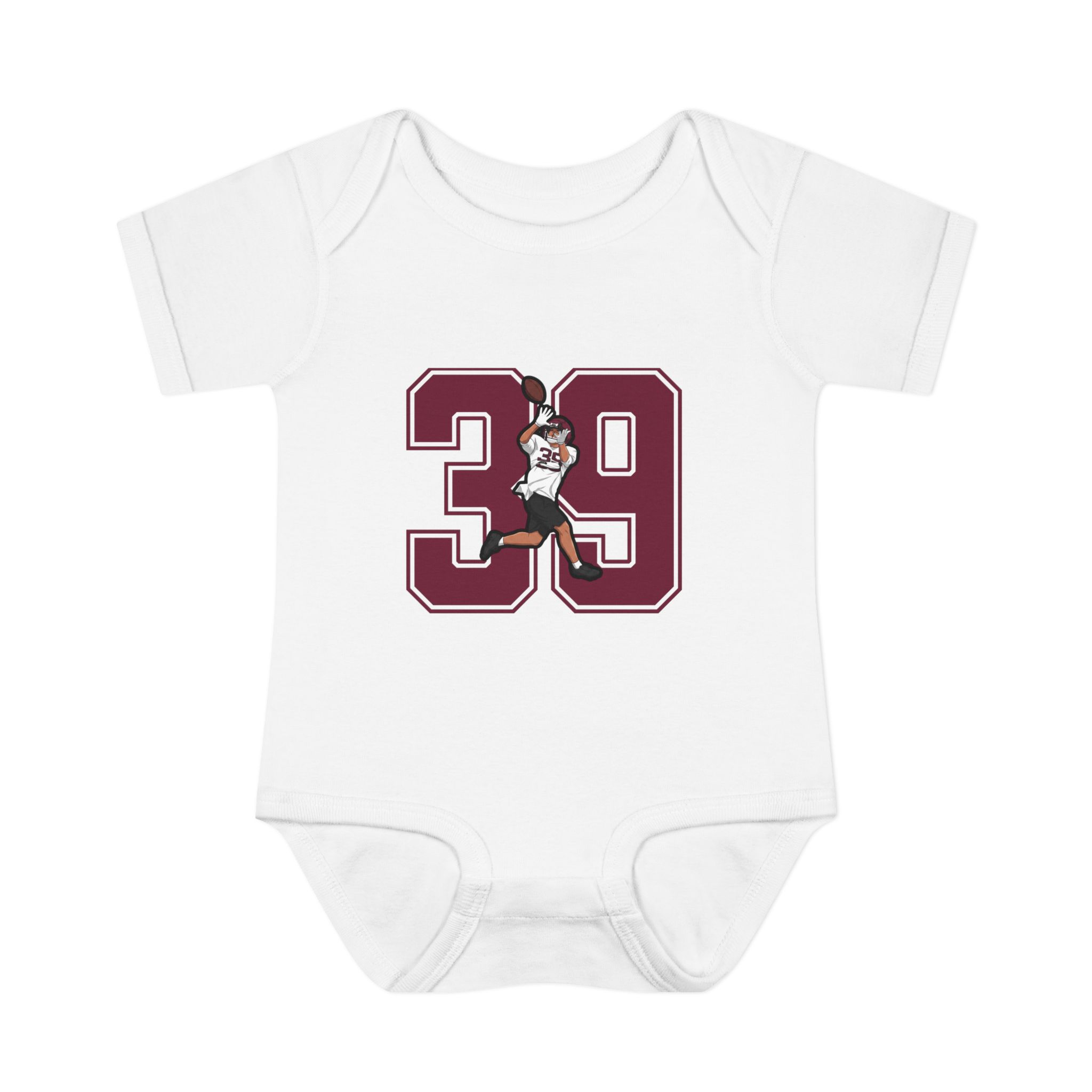 Baby Onesie — character_number in White
