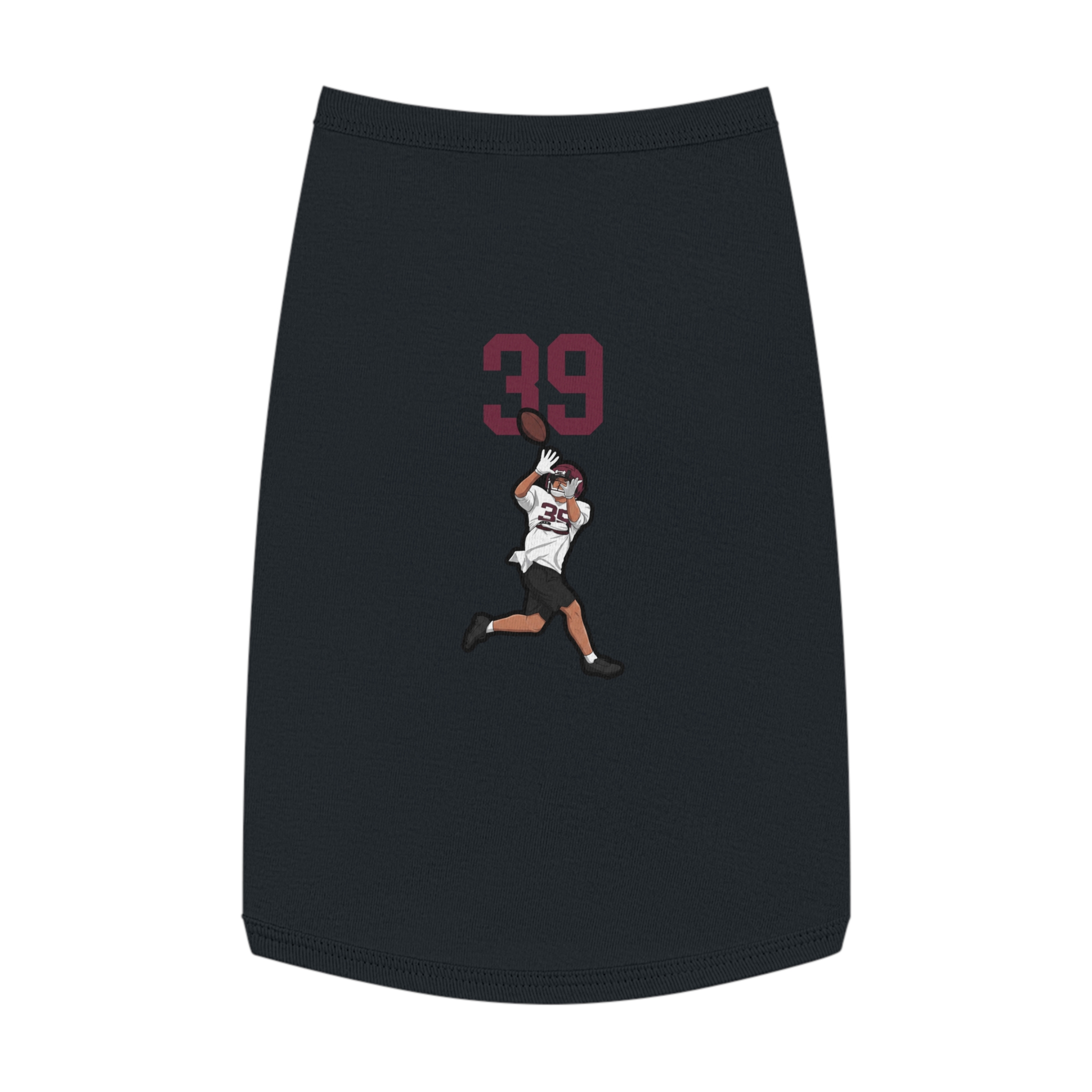Pet Tank Top — character_number_top in Black