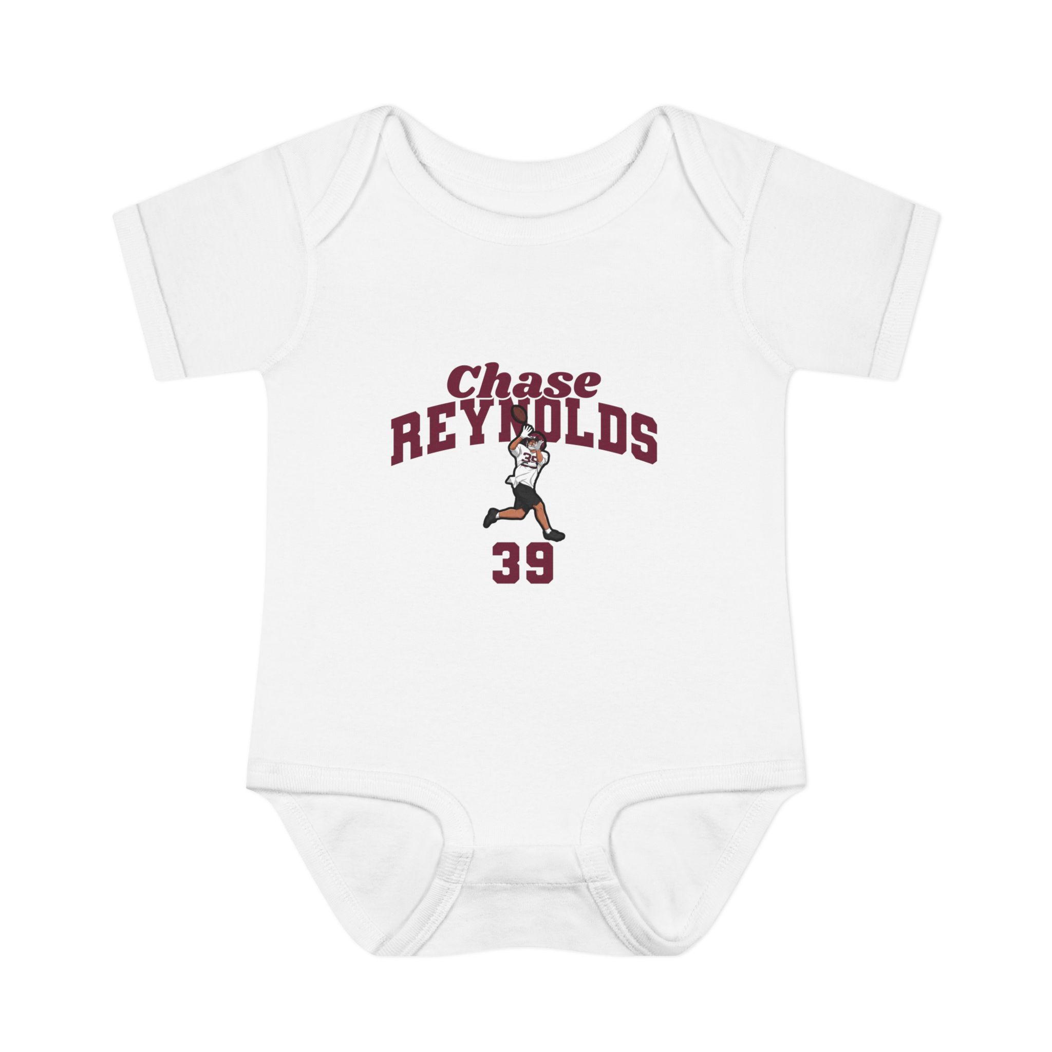 Baby Onesie — character_signature_arch in White