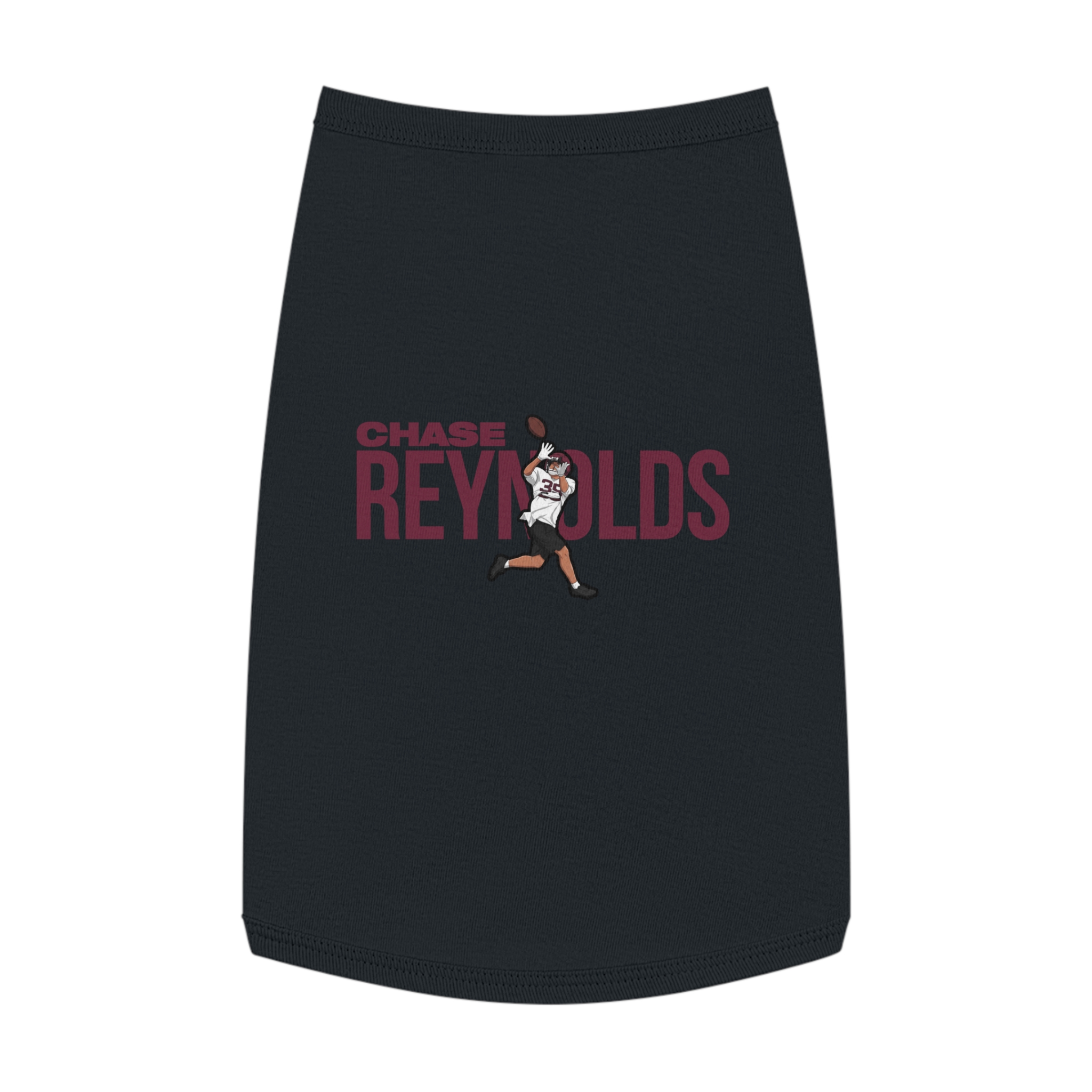 Pet Tank Top — character_player_name in Black