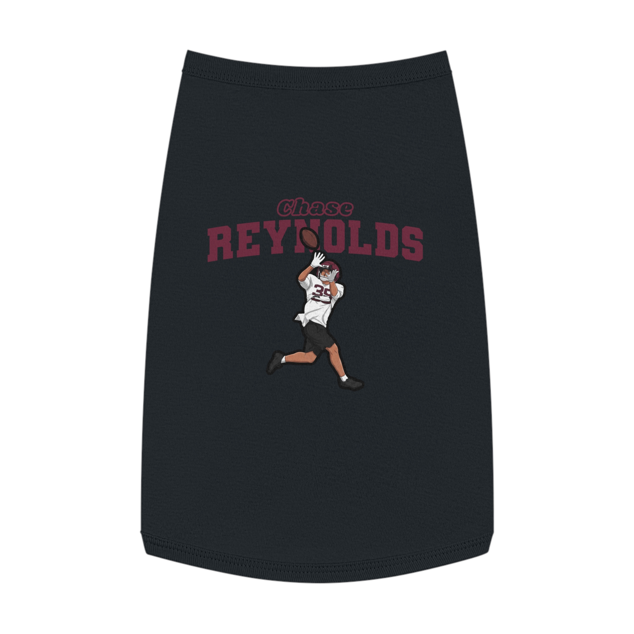 Pet Tank Top — character_name_arch in White