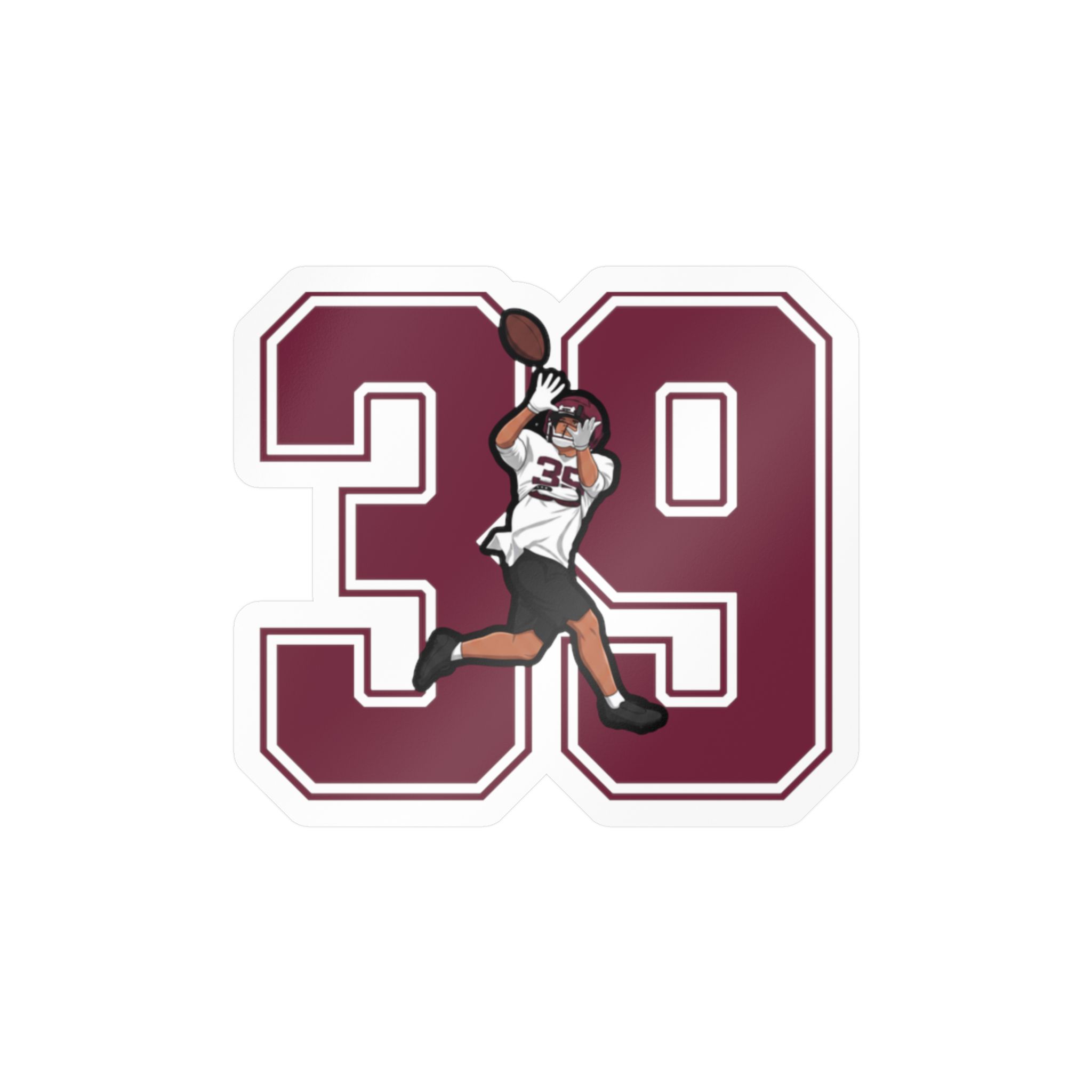 Vinyl Sticker — character_number in Classic