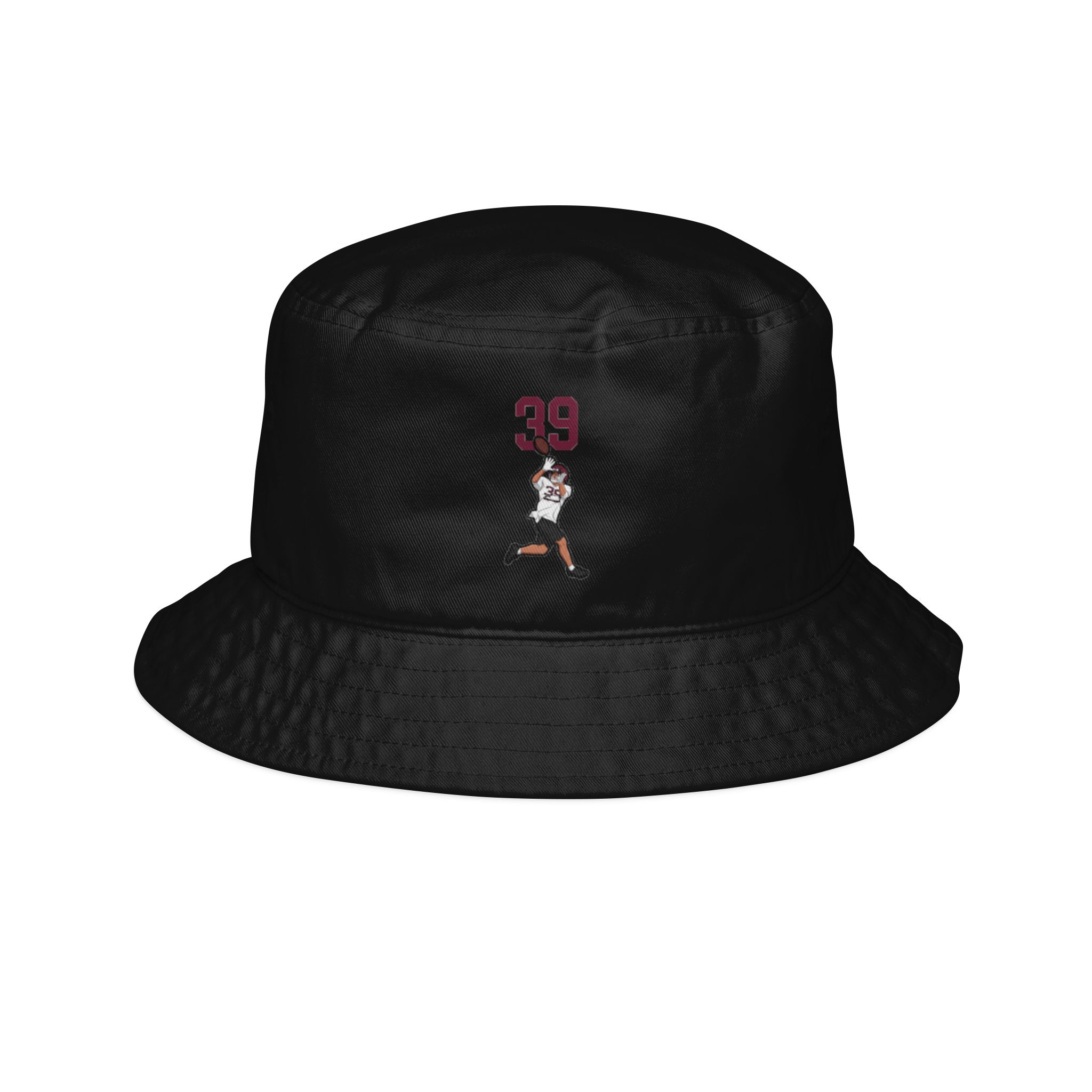 Bucket Hat — character_number_top in Black