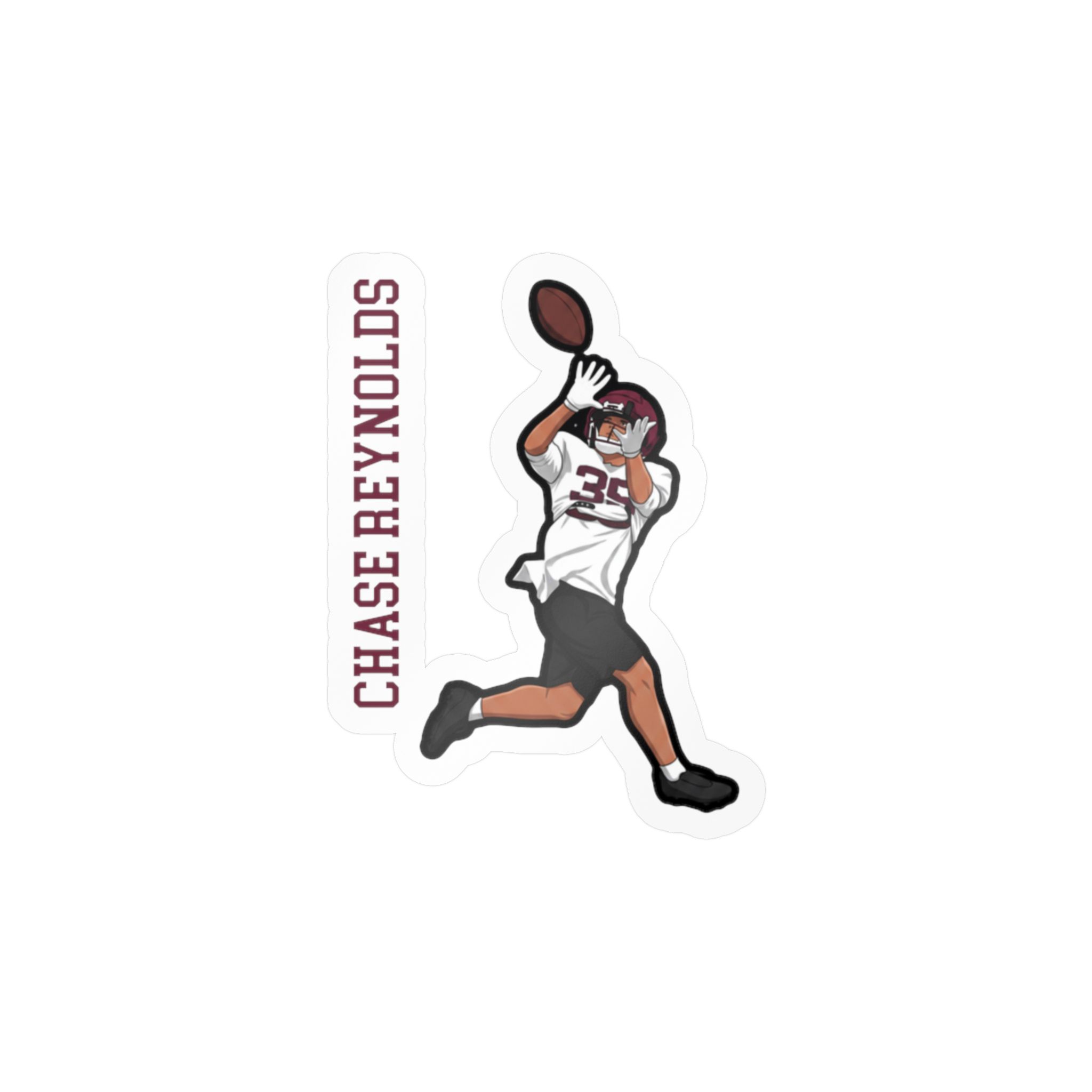 Vinyl Sticker — character_name_vertical in Classic