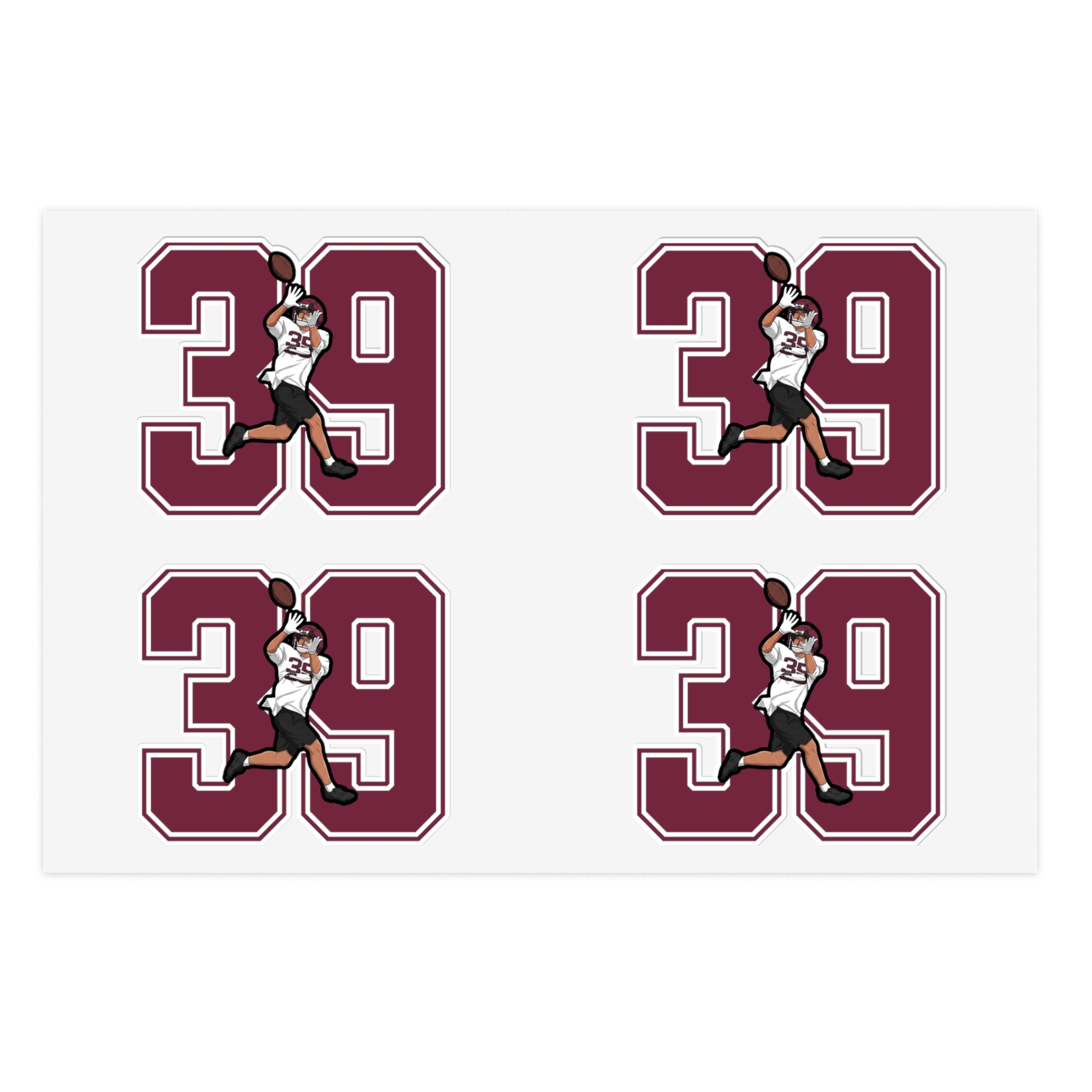 Sticker Sheet — character_number in Classic