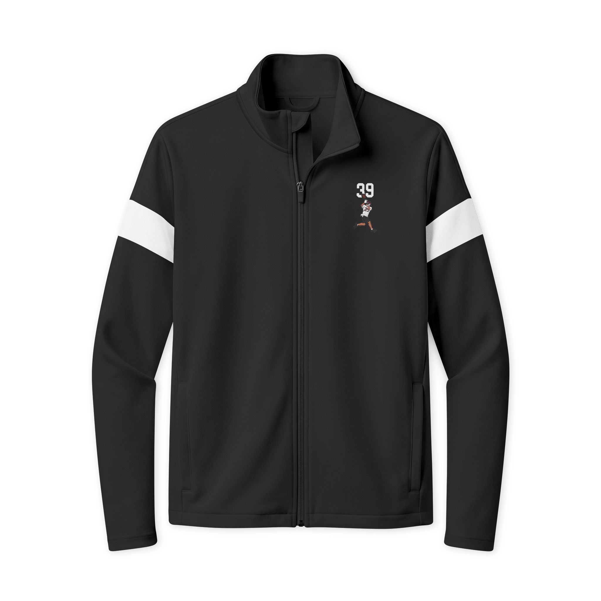 Travel Full-Zip Jacket — character_number_top in Black/ White
