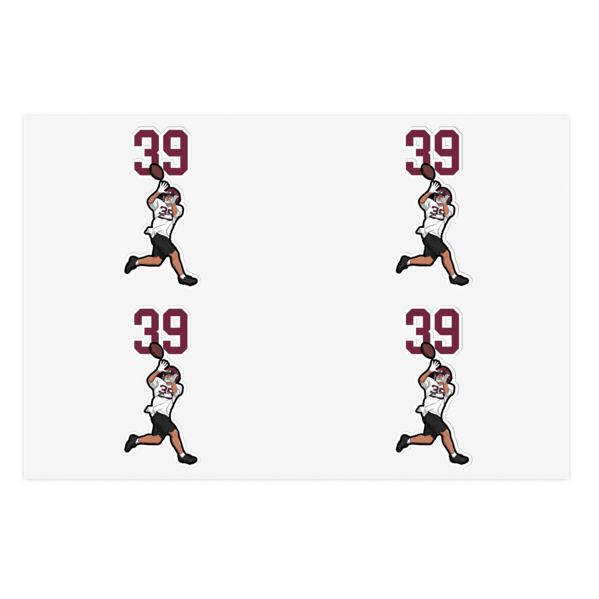 Sticker Sheet — character_number_top in Classic