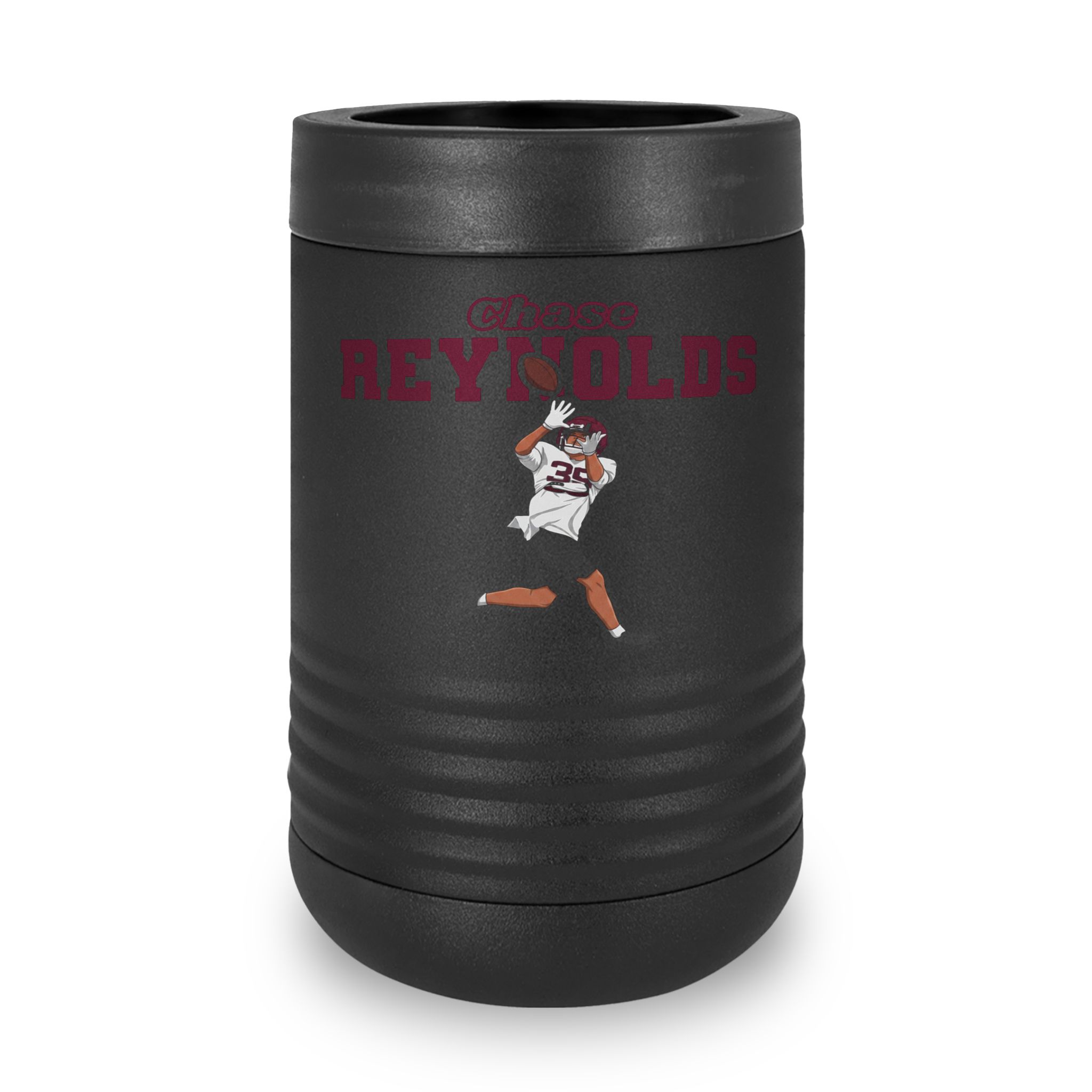Stainless Can Cooler — character_name_arch in Black