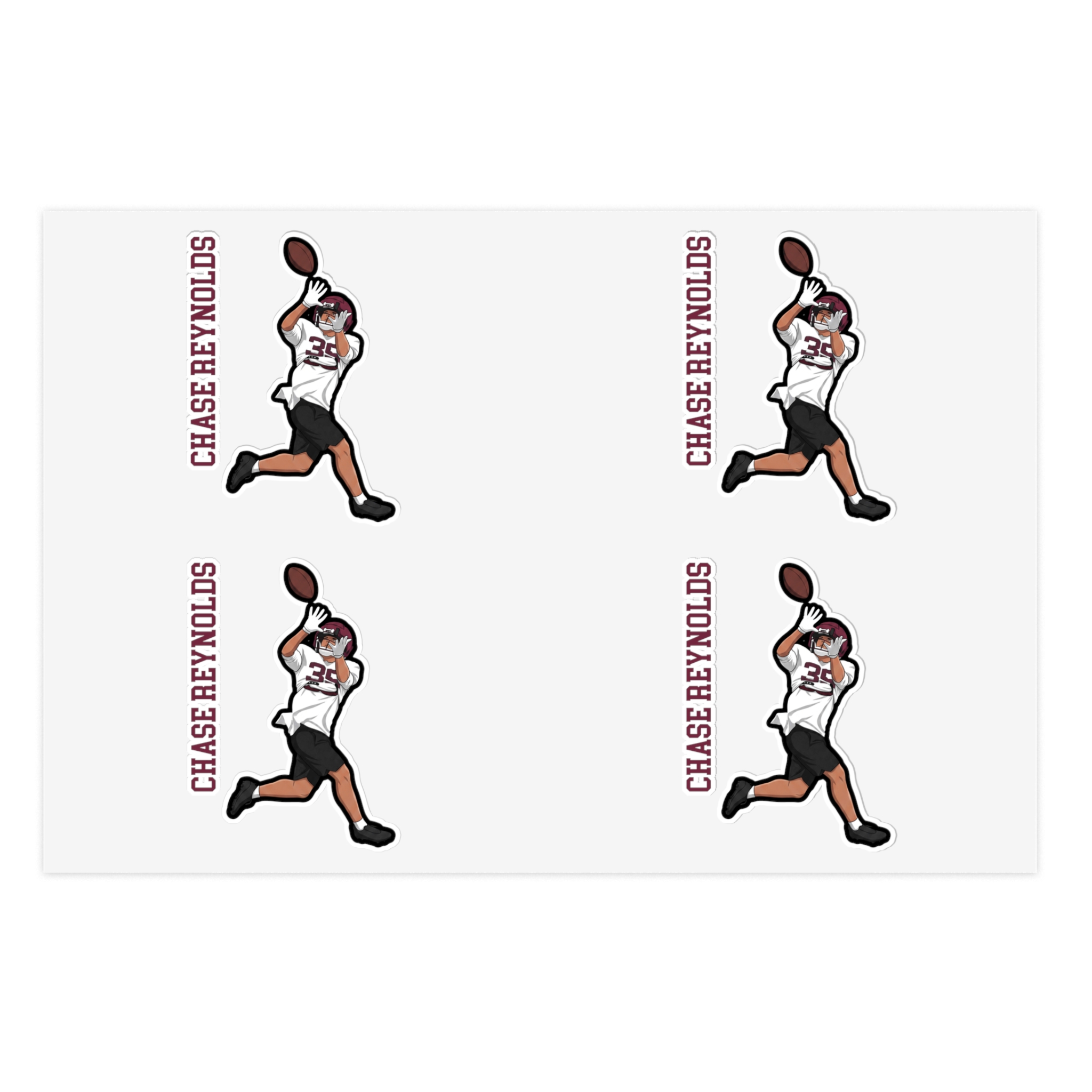 Sticker Sheet — character_name_vertical in Classic