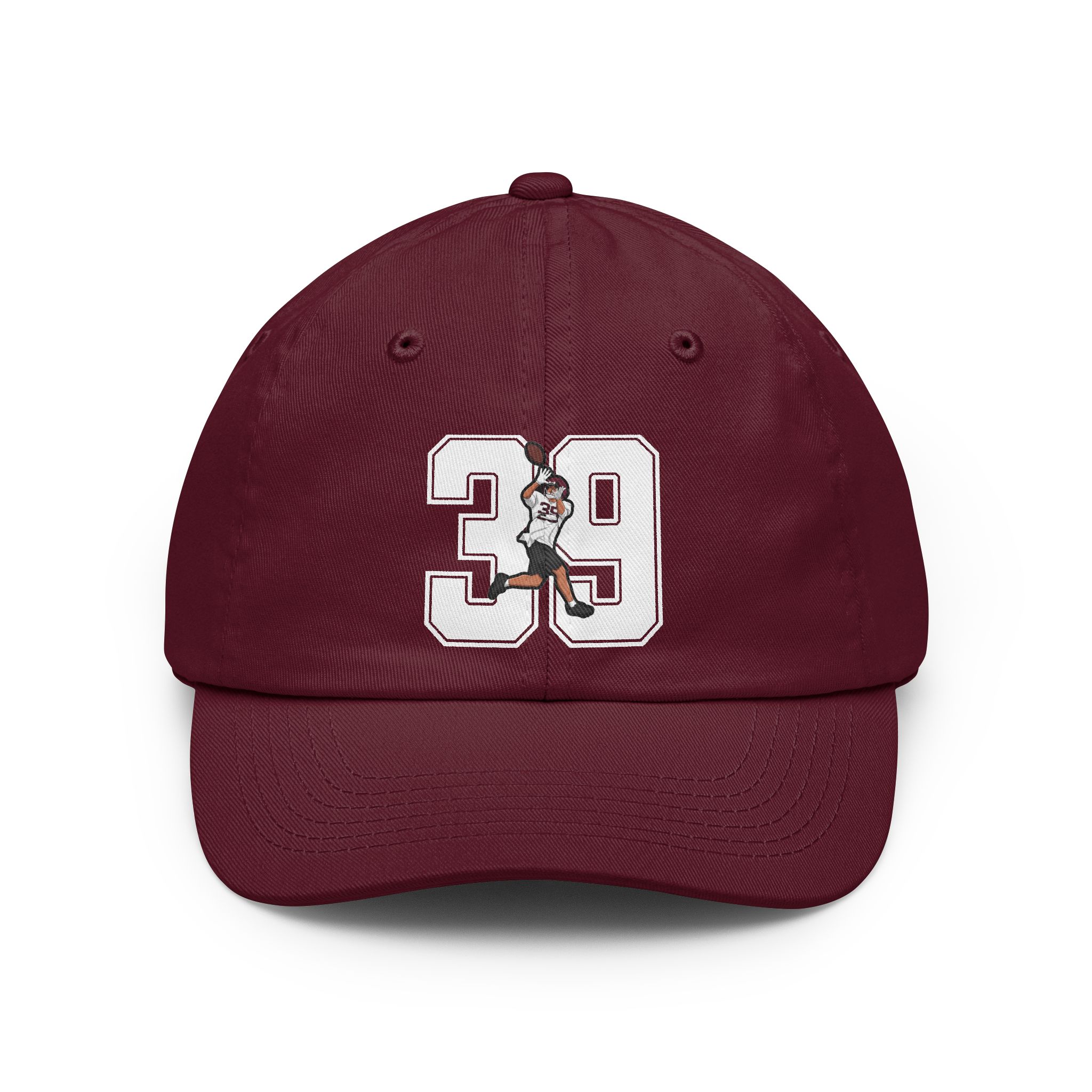 Classic Cap — character_number in Maroon