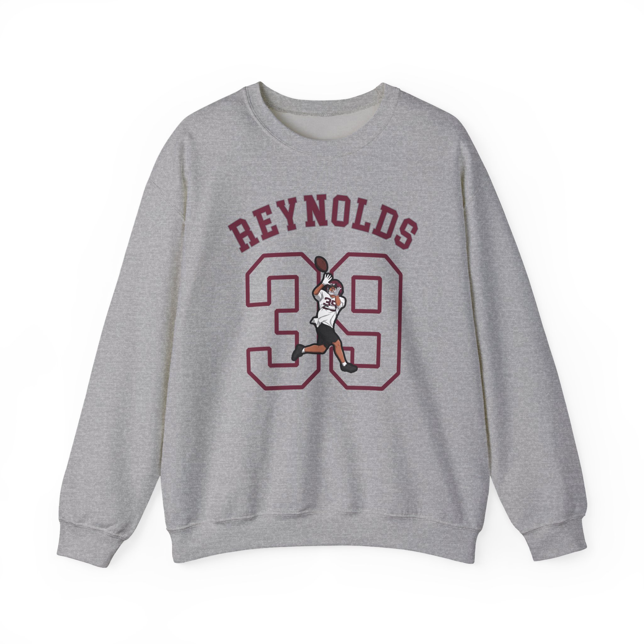 Crewneck Sweatshirt — character_shirsey_arch in Grey