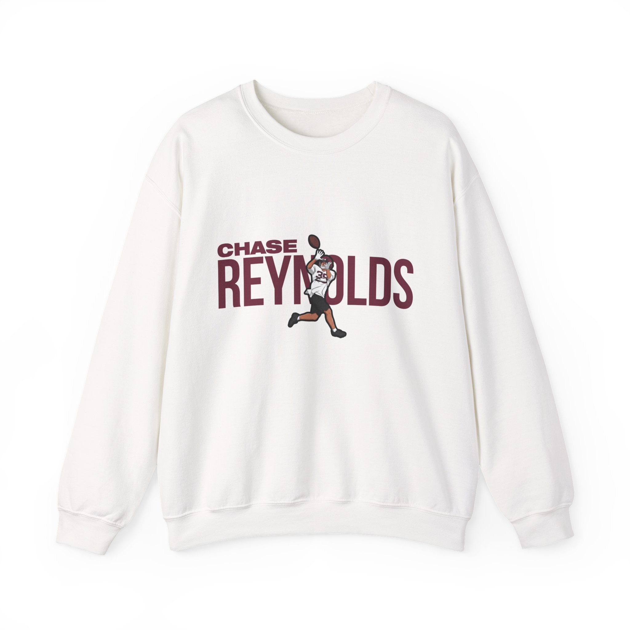 Crewneck Sweatshirt — character_player_name in White