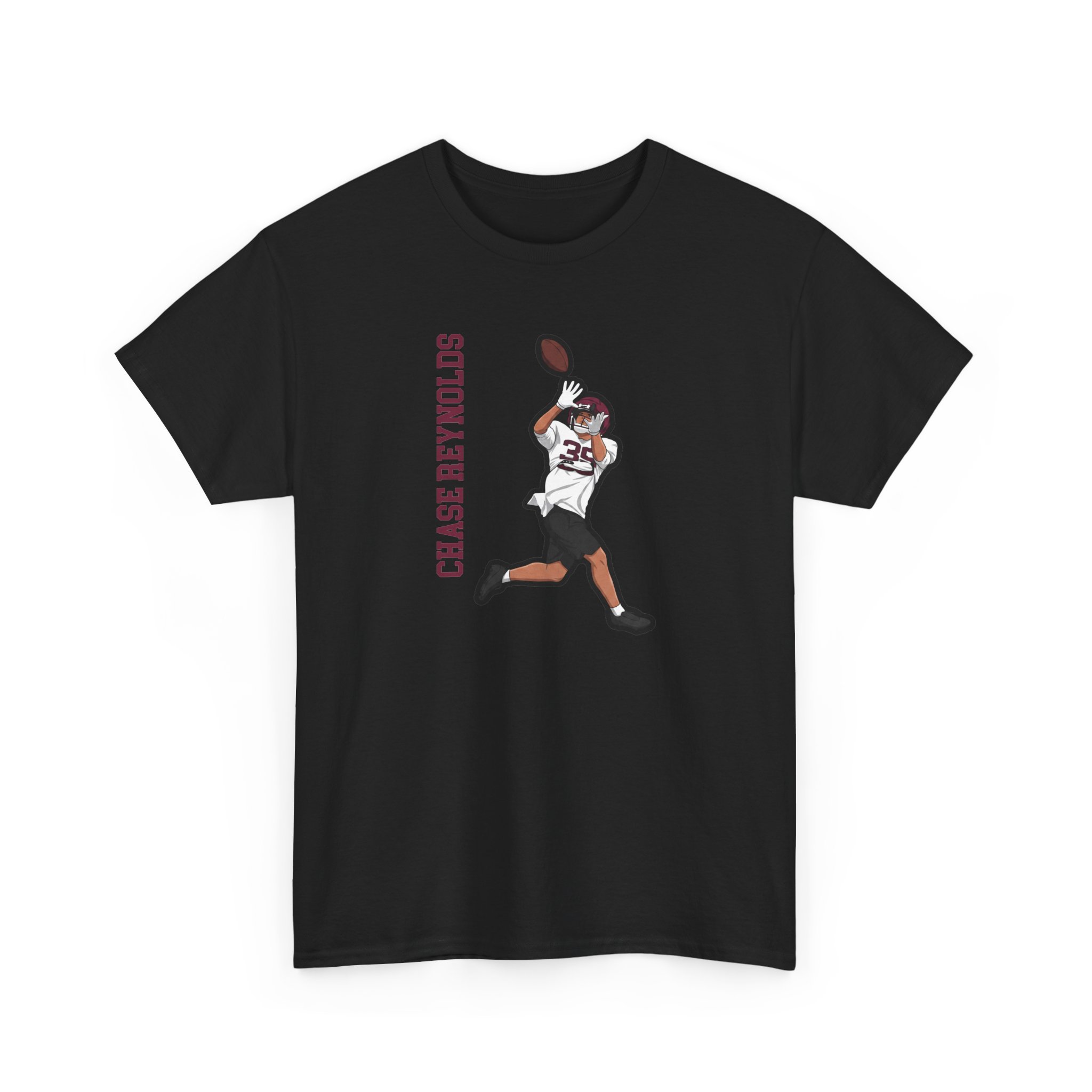 Tee — character_name_vertical in Black