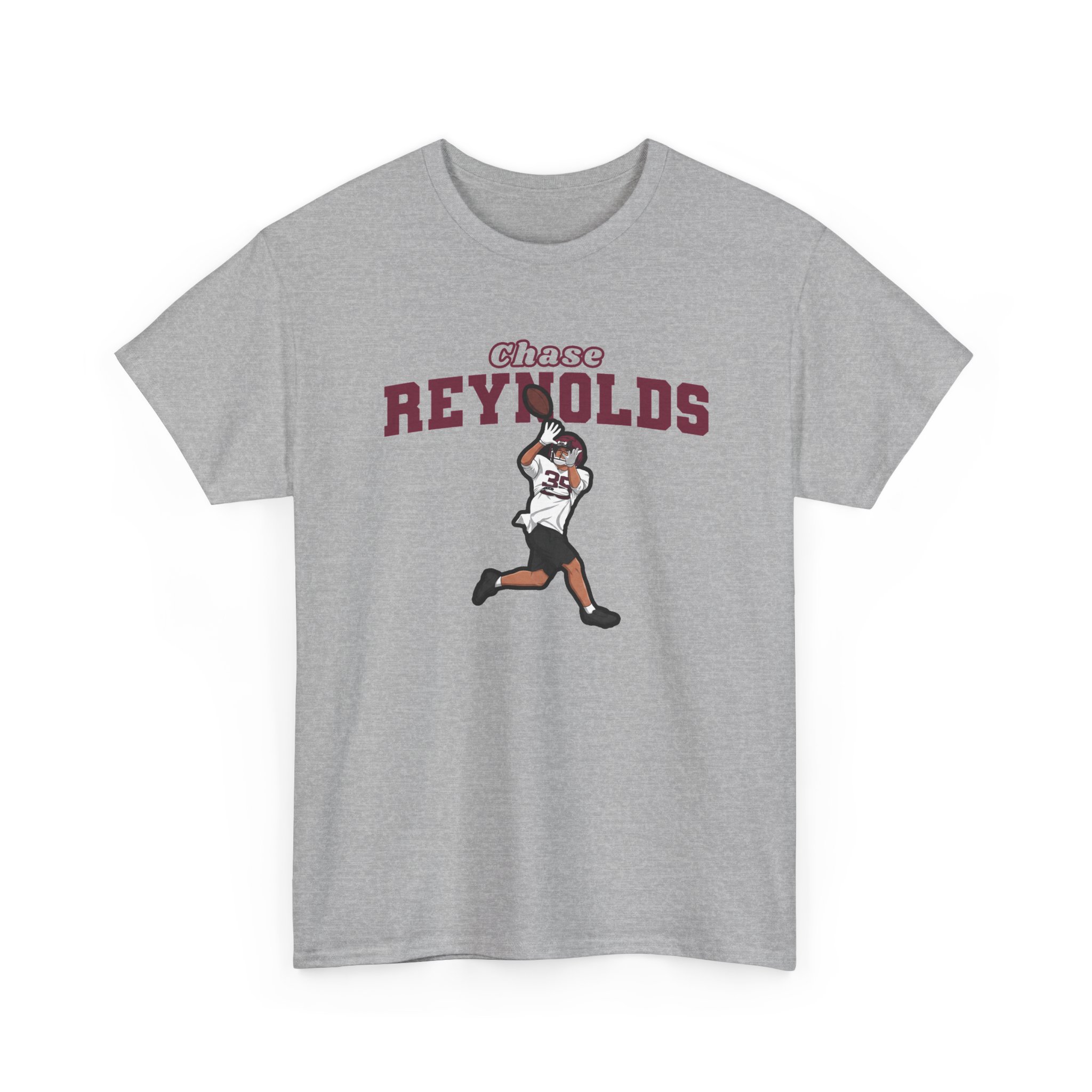 Tee — character_name_arch in Grey