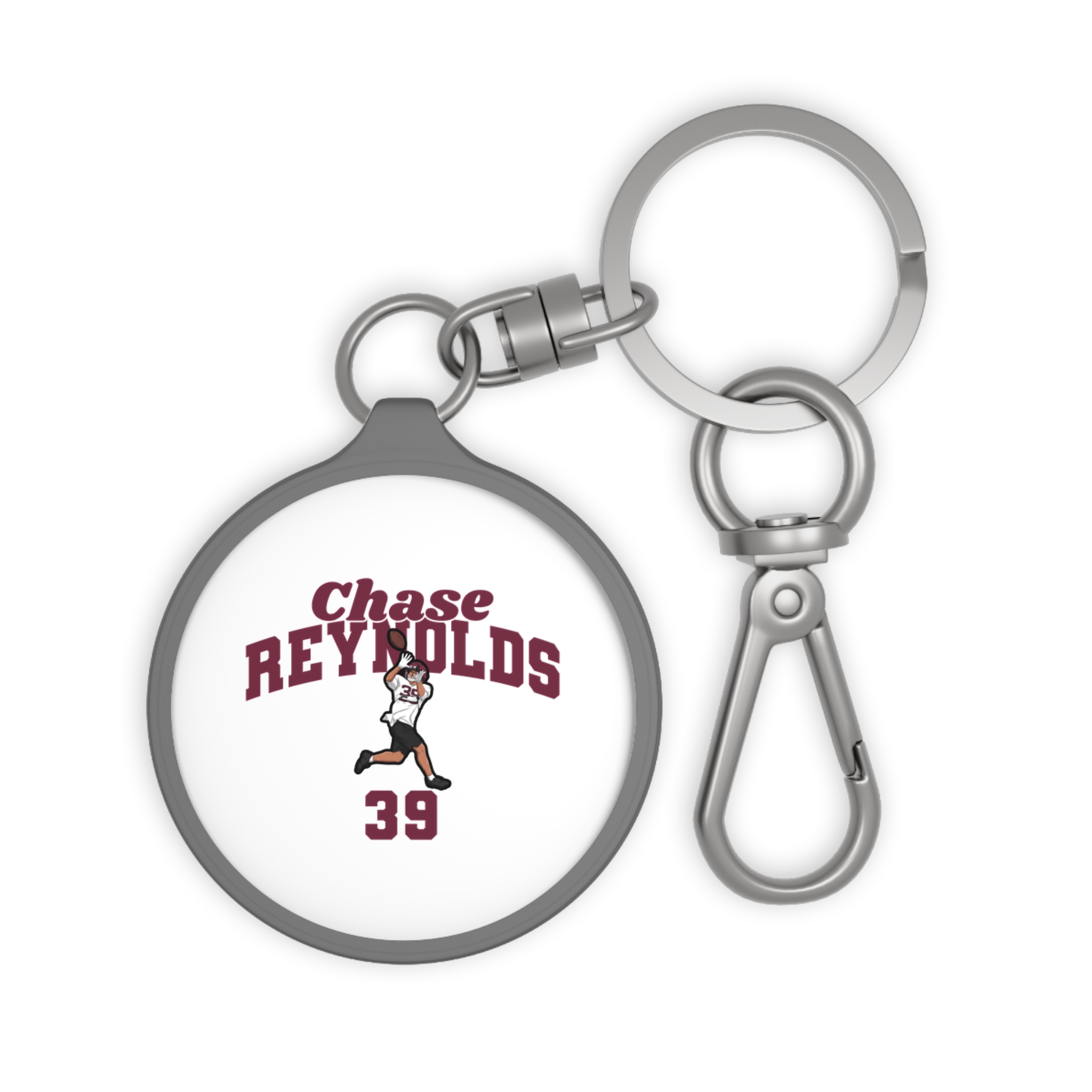 Keychain — character_signature_arch in Grey
