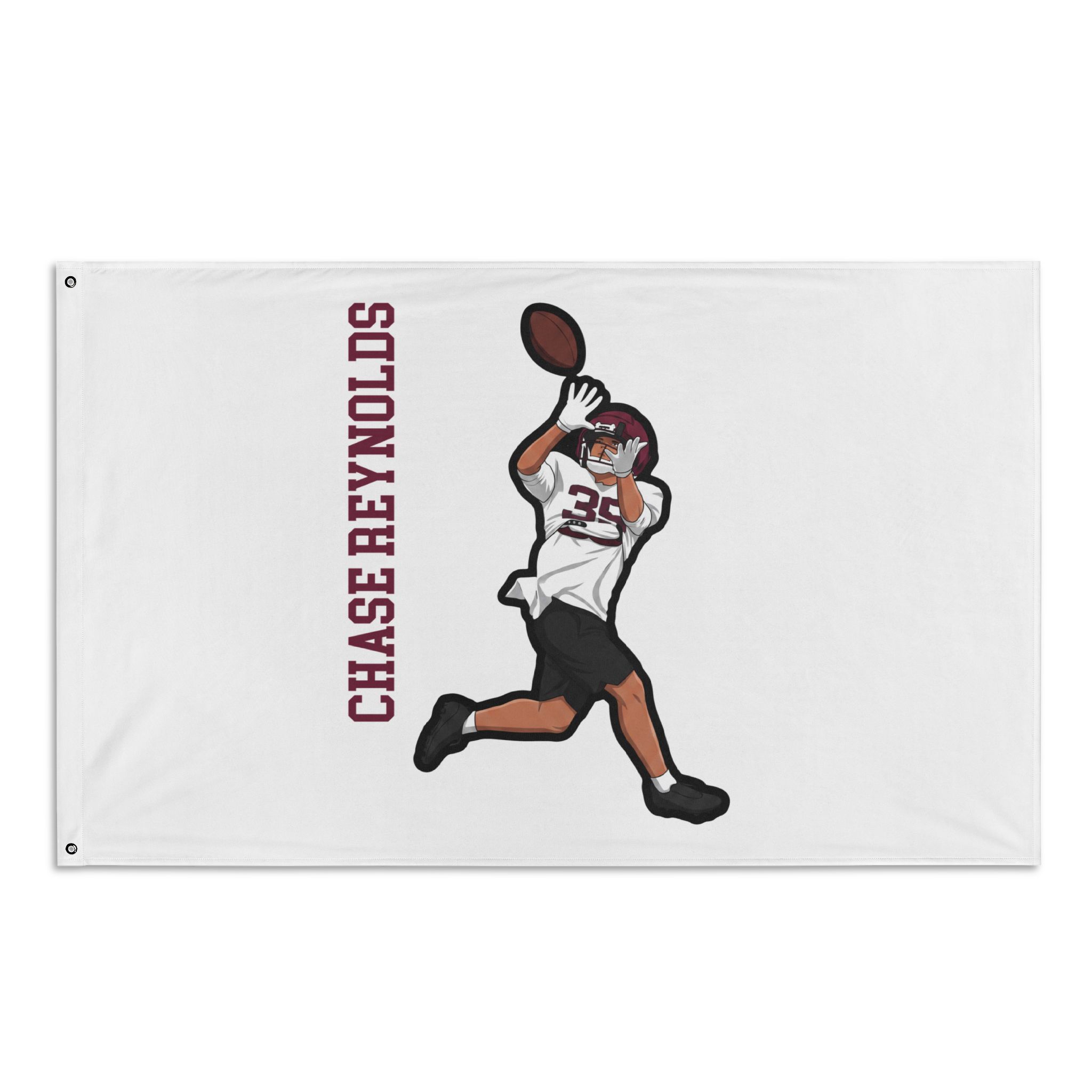 Flag (35 × 56 in) — character_name_vertical in Classic