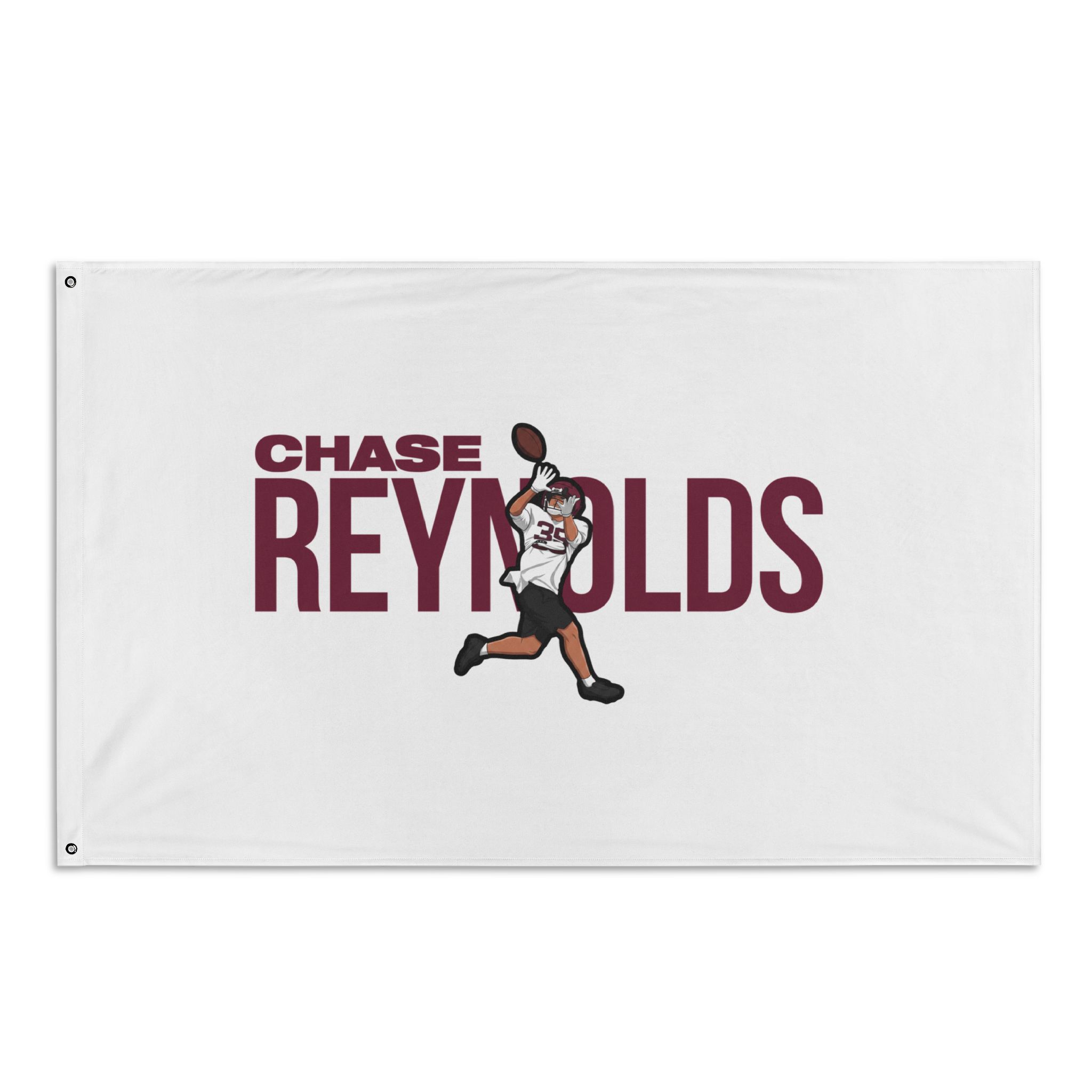 Flag (35 × 56 in) — character_player_name in Classic