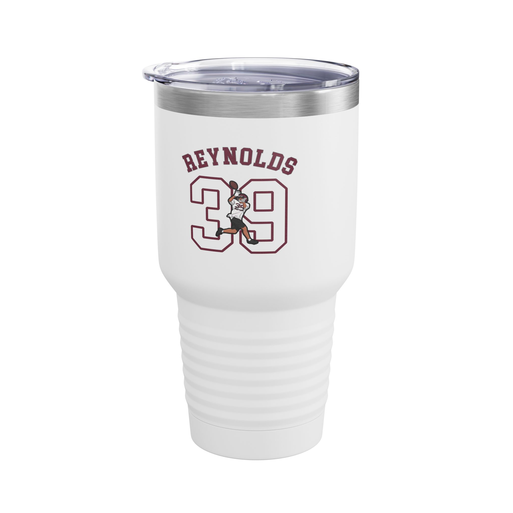30oz Tumbler — character_shirsey_arch in White