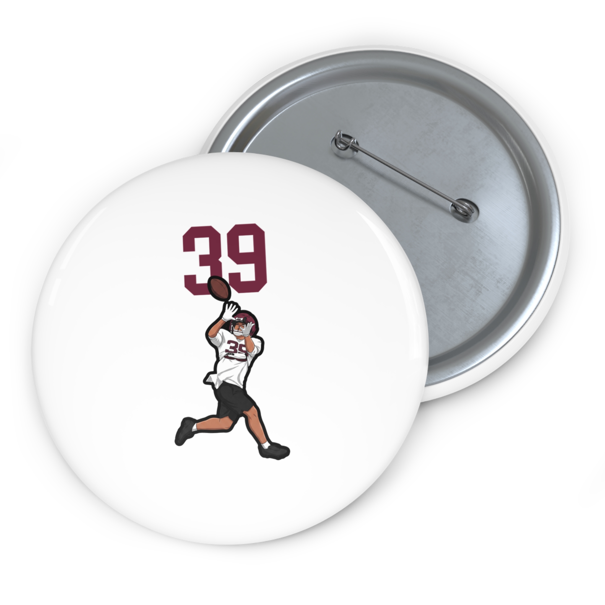 Game Day Pin — character_number_top in Classic