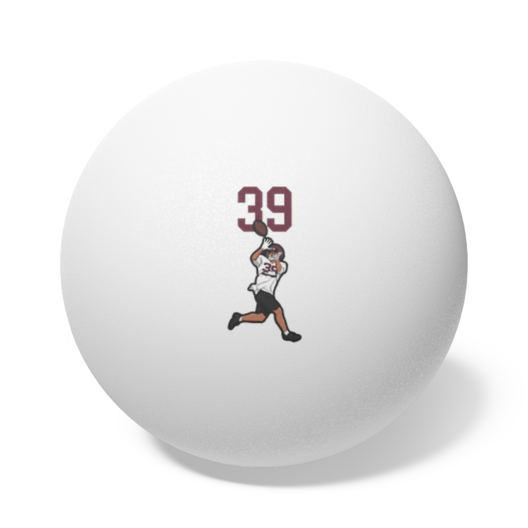 Ping Pong Balls, 6 pcs — character_number_top in White