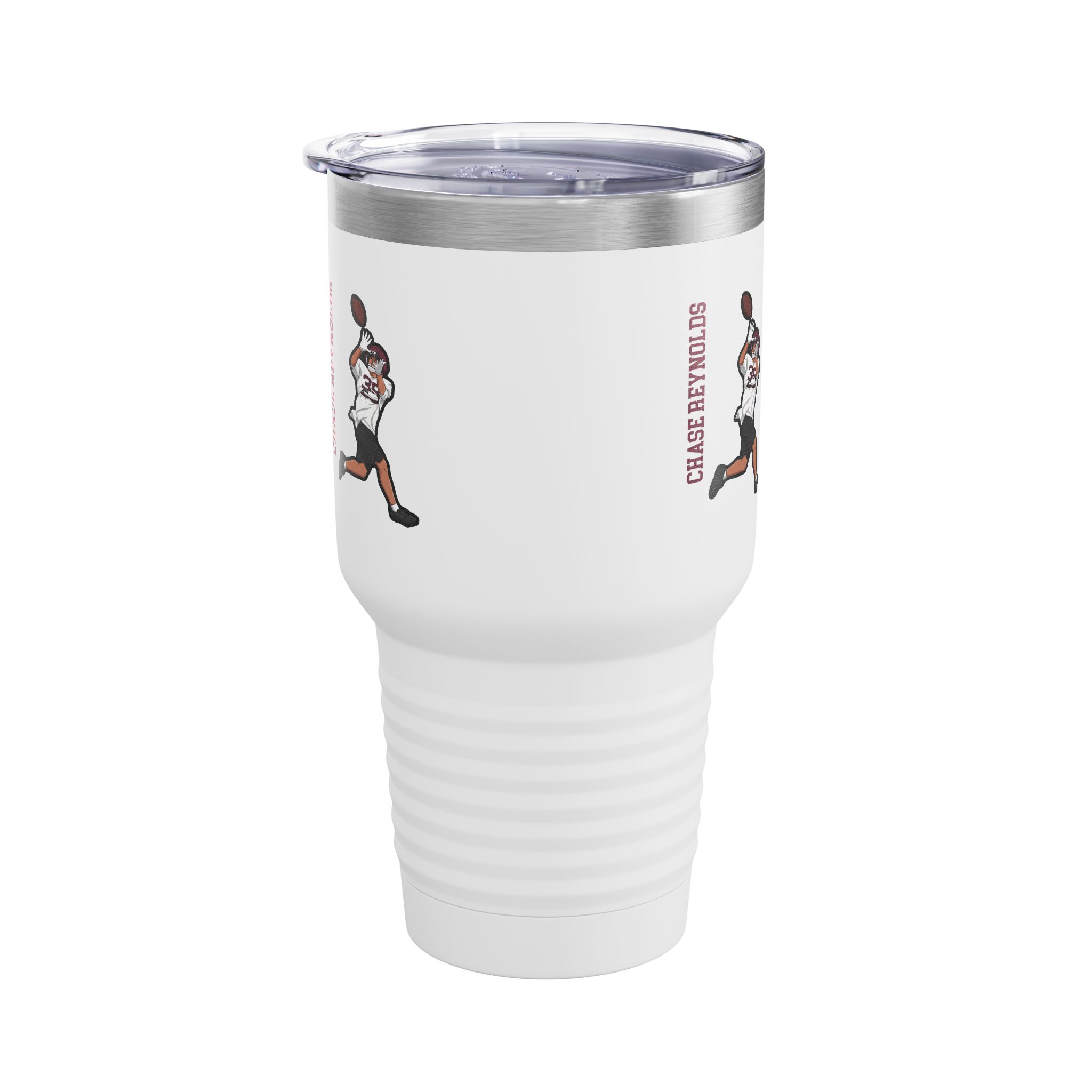 30oz Tumbler — character_name_vertical in White