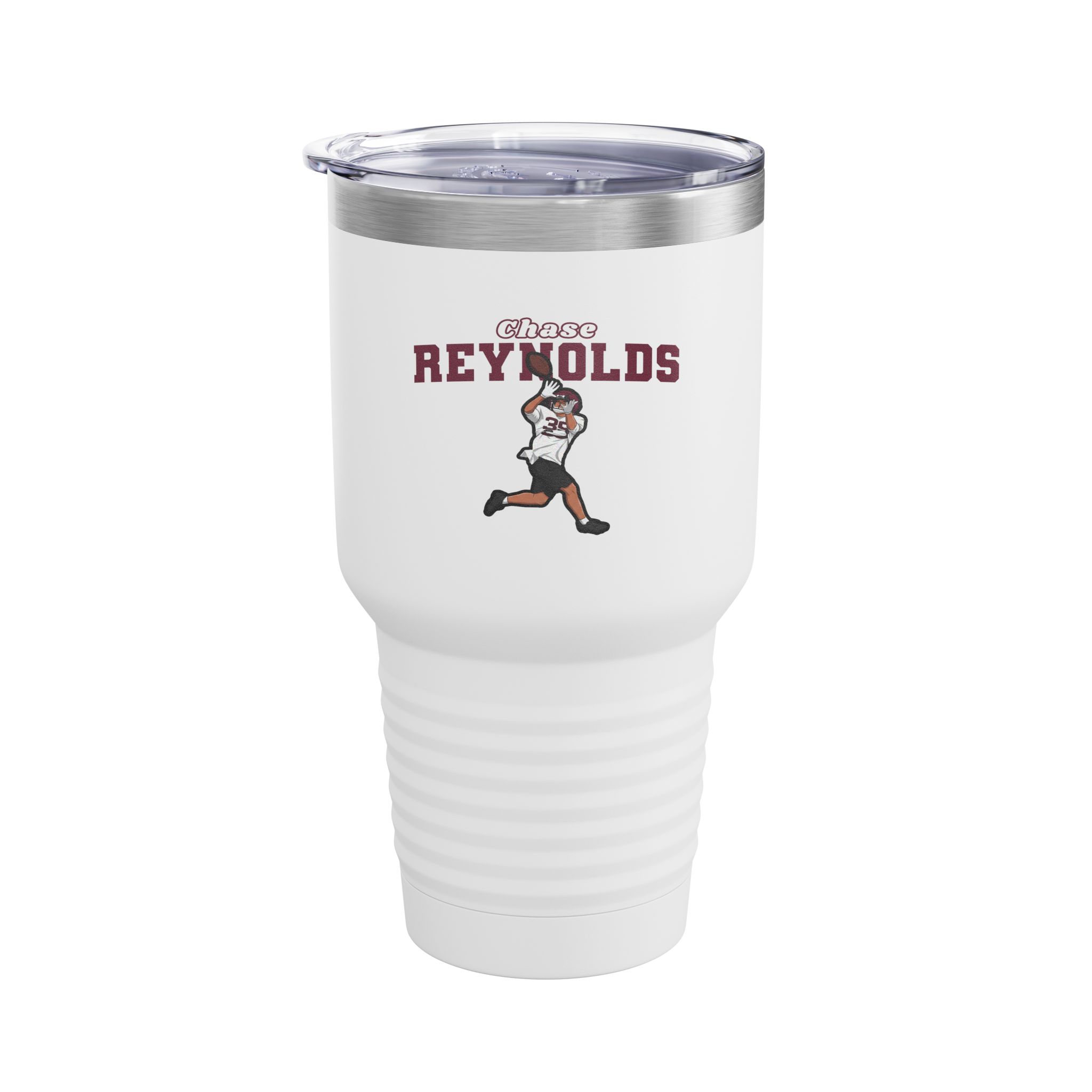 30oz Tumbler — character_name_arch in White
